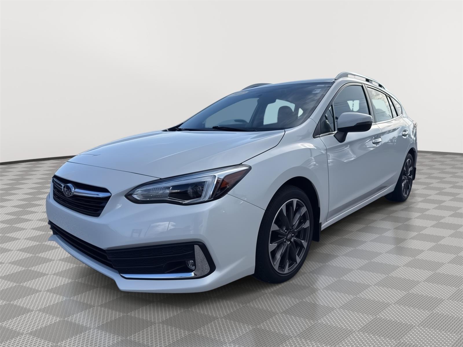 Crystal White Pearl 2022 Subaru Impreza Wagon All-Wheel Drive Continuously Variable Transmission