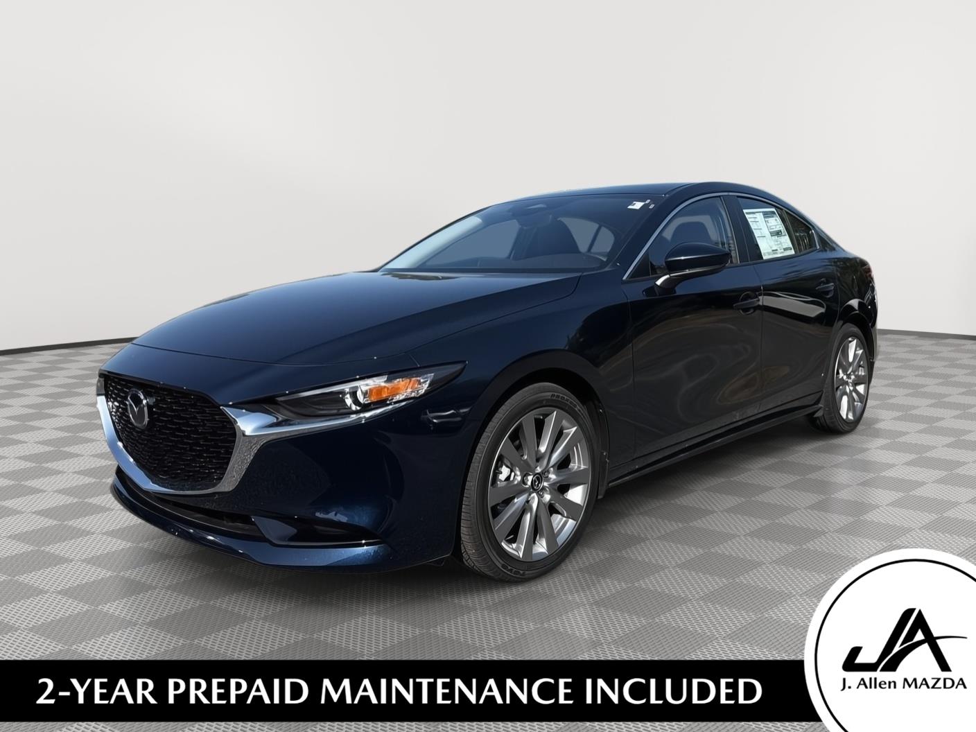 Deep Crystal Blue Mica 2026 Mazda MAZDA3 Sedan Front-Wheel Drive Automatic