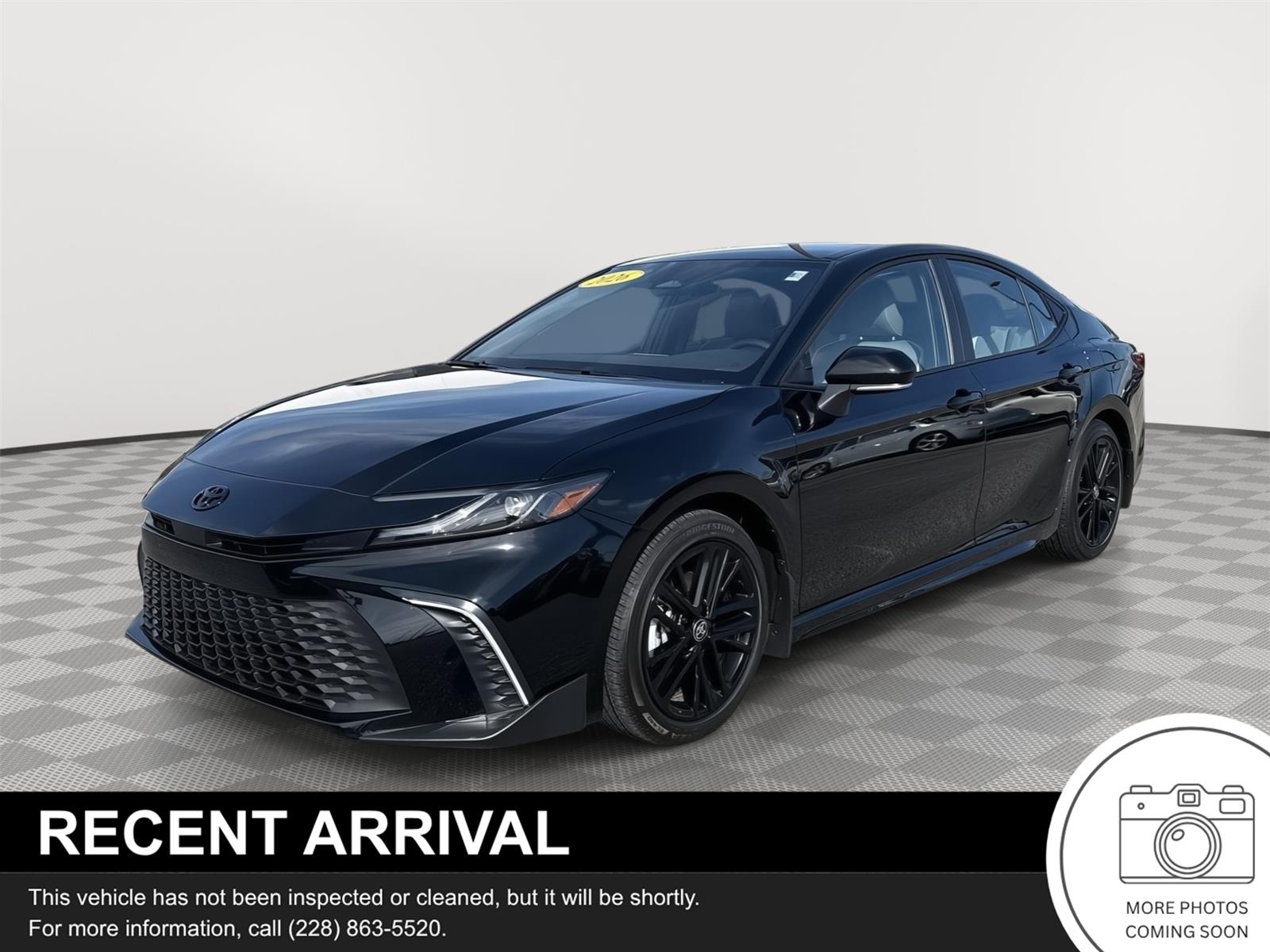 Midnight Black Metallic 2026 Toyota Camry Sedan Front-Wheel Drive Continuously Variable Transmission