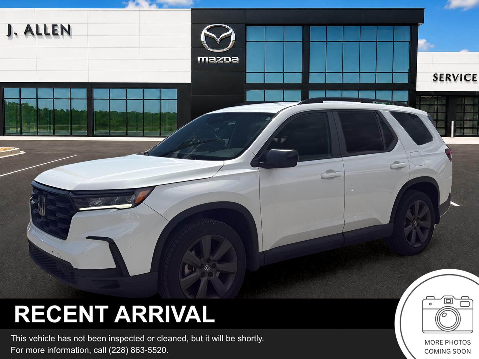 Platinum White Pearl 2025 Honda Pilot SUV / Crossover Front-Wheel Drive 