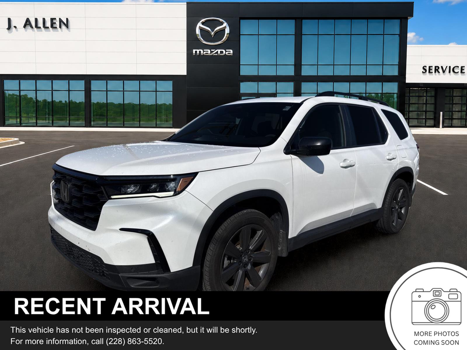 Platinum White Pearl 2025 Honda Pilot SUV / Crossover Front-Wheel Drive Automatic