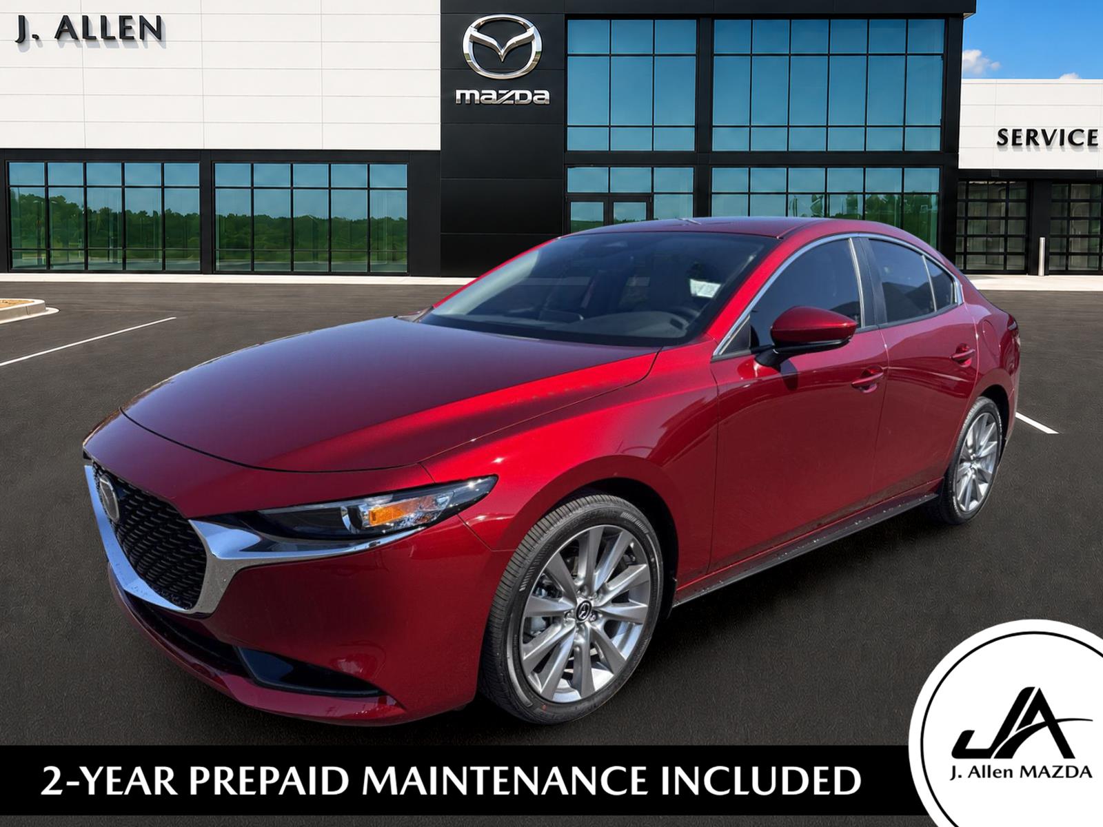 Soul Red Crystal Metallic 2026 Mazda MAZDA3 Sedan Front-Wheel Drive Automatic