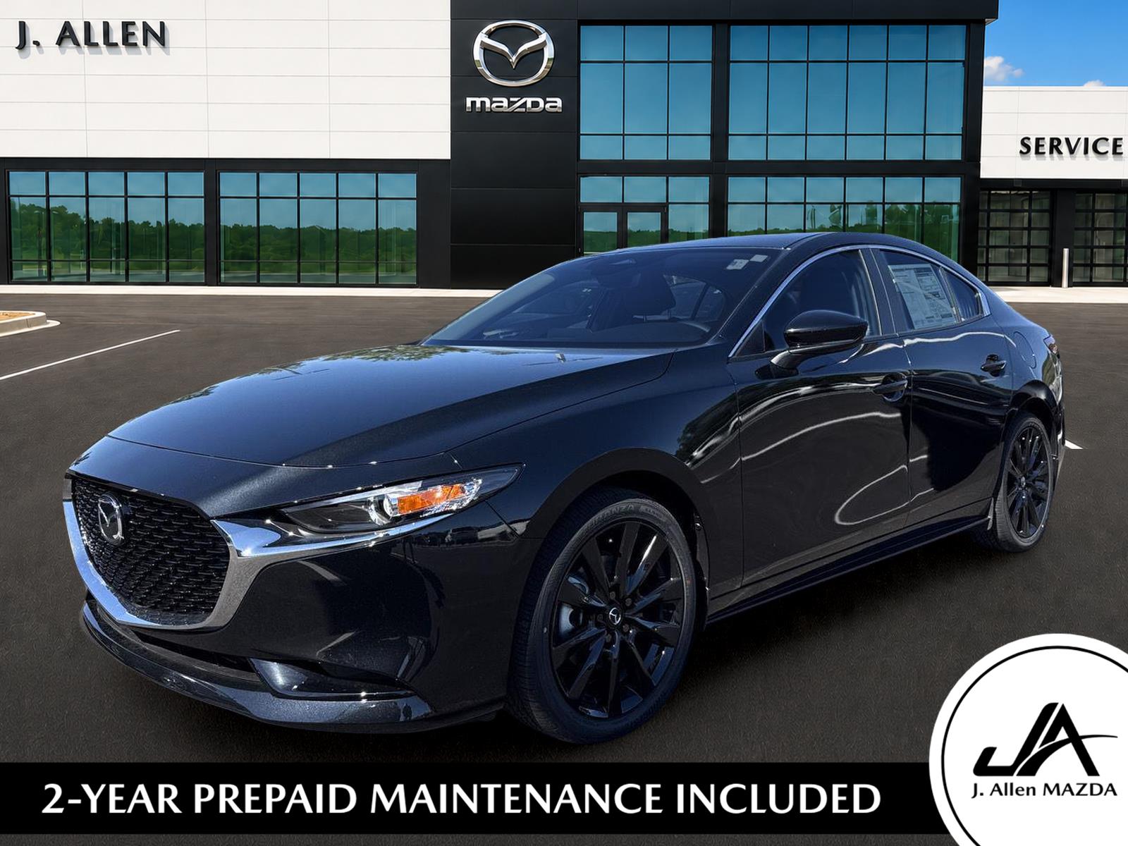 Black 2026 Mazda MAZDA3 Sedan All-Wheel Drive