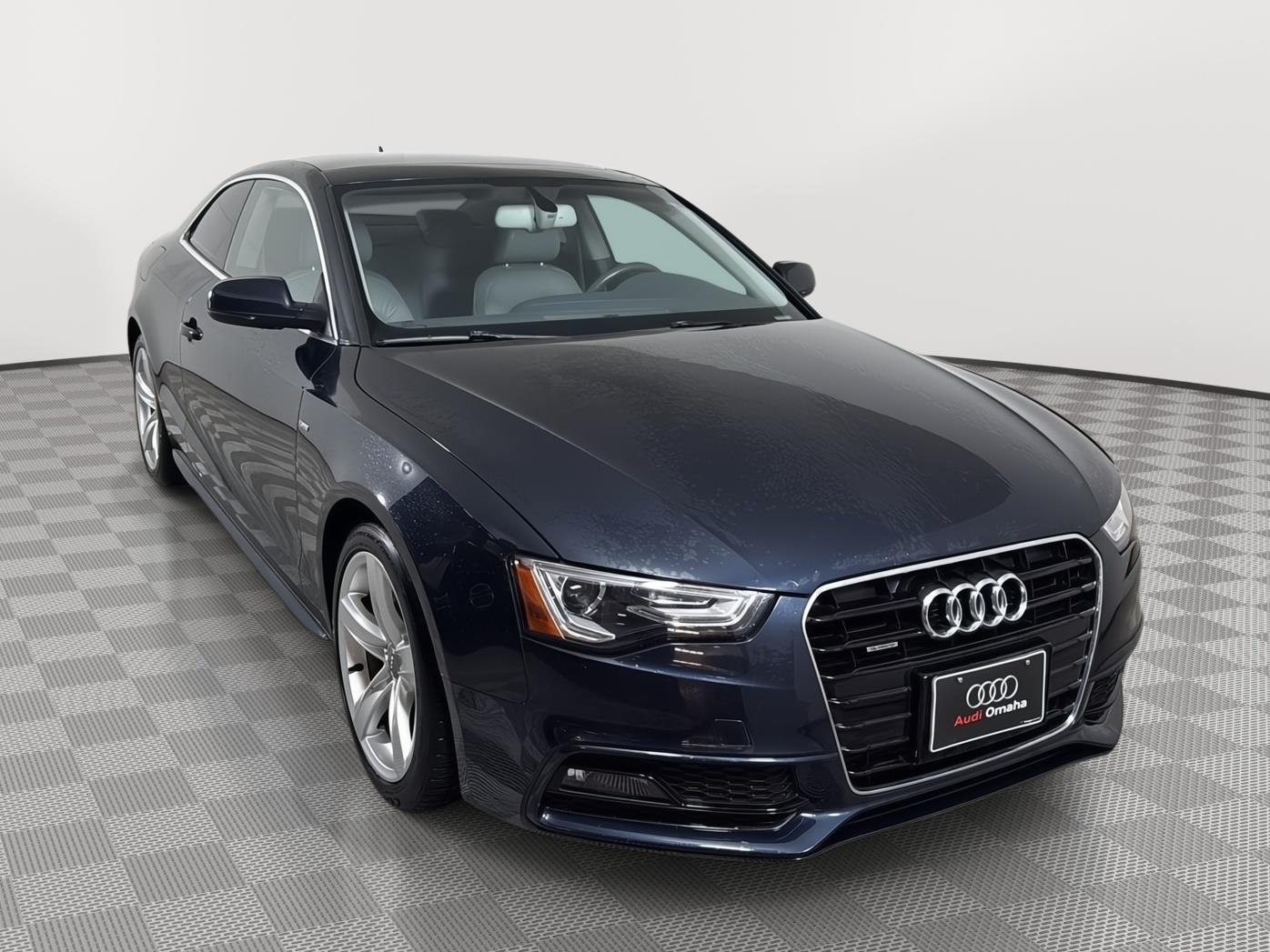 Moonlight Blue Metallic 2015 Audi A5 2.0T quattro Premium Plus Coupe AWD Coupe All-Wheel Drive Automatic