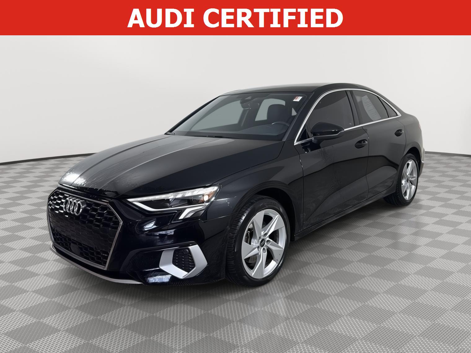 Brilliant Black 2024 Audi A3 40 TFSI quattro Premium AWD Sedan All-Wheel Drive Automatic