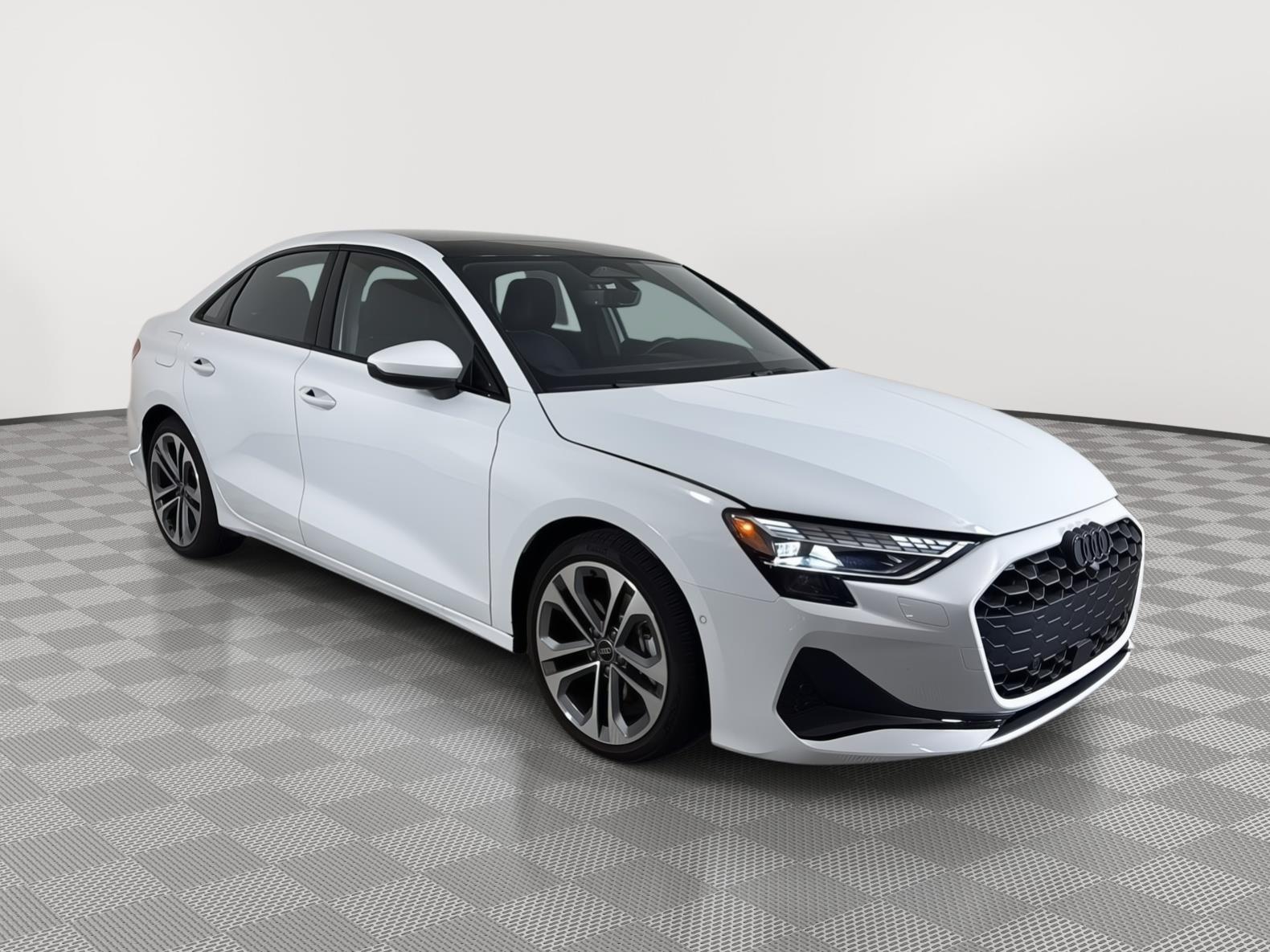 Glacier White Metallic 2026 Audi A3 Sedan All-Wheel Drive Automatic