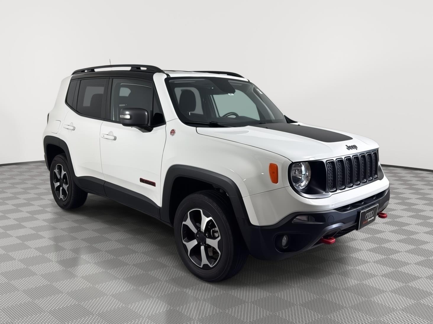 Alpine White Clearcoat 2020 Jeep Renegade SUV / Crossover Four-Wheel Drive 9-Speed Automatic