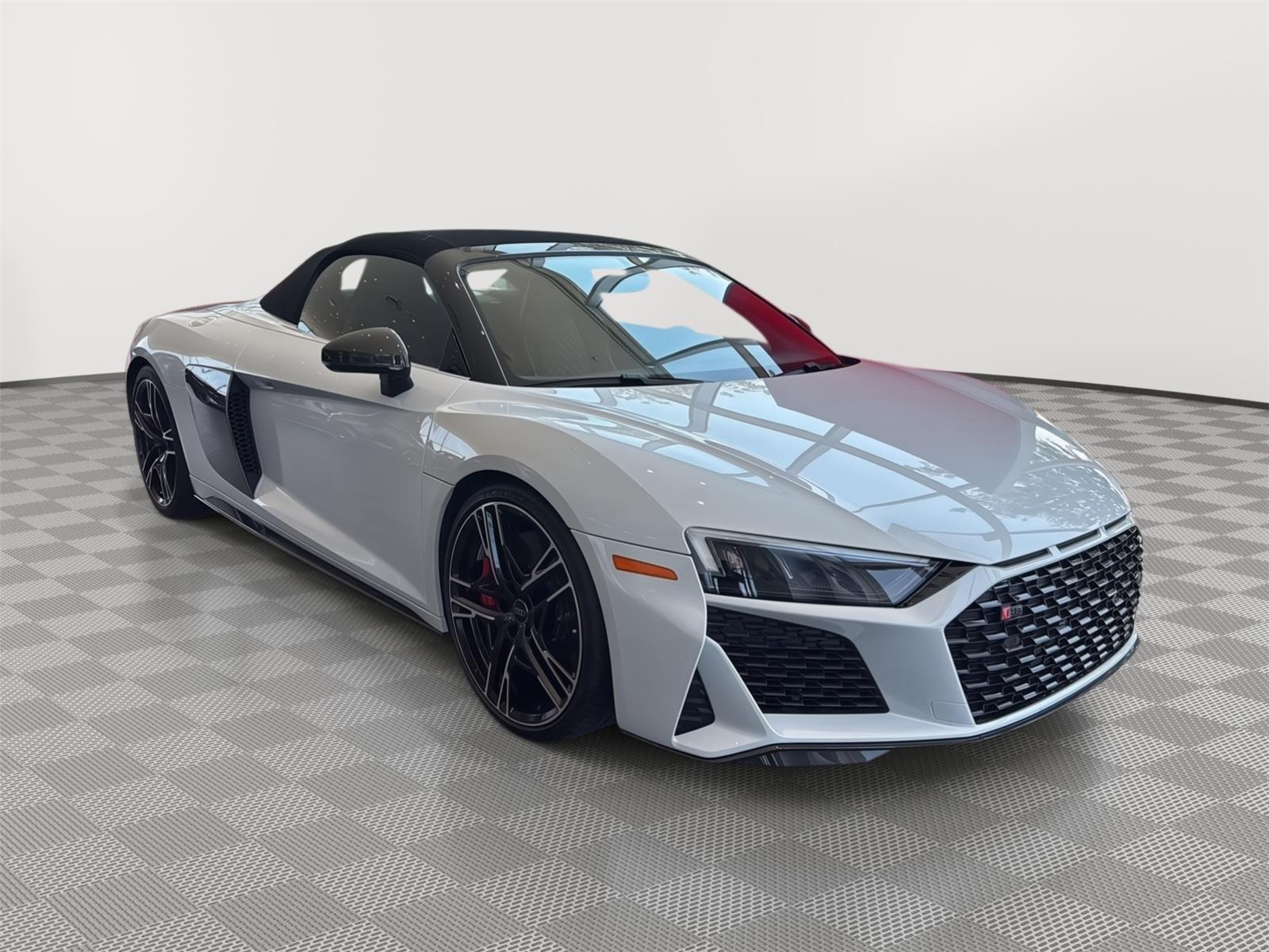 White 2023 Audi R8 Convertible All-Wheel Drive Automatic