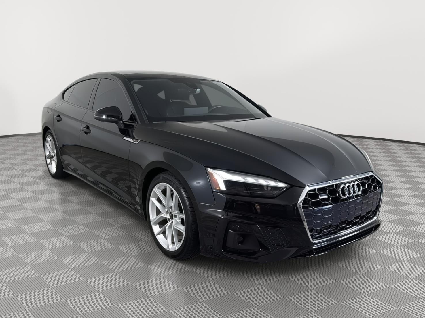 Mythos Black Metallic 2023 Audi A5 Sportback Sedan All-Wheel Drive Automatic