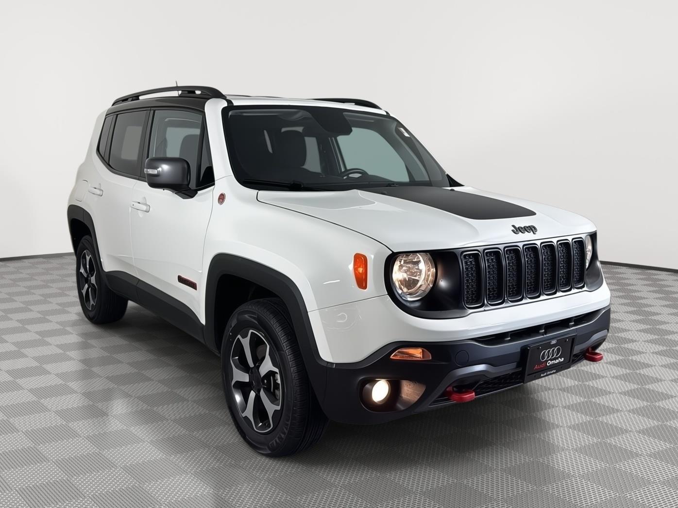 Alpine White Clearcoat 2020 Jeep Renegade SUV / Crossover Four-Wheel Drive 9-Speed Automatic
