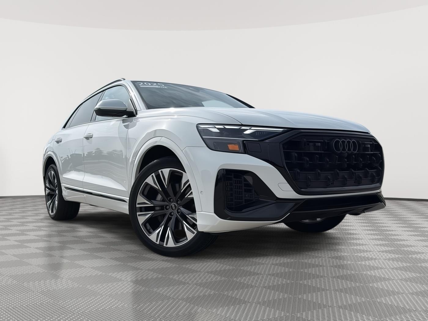 Carrara White 2025 Audi Q8 SUV / Crossover All-Wheel Drive Automatic