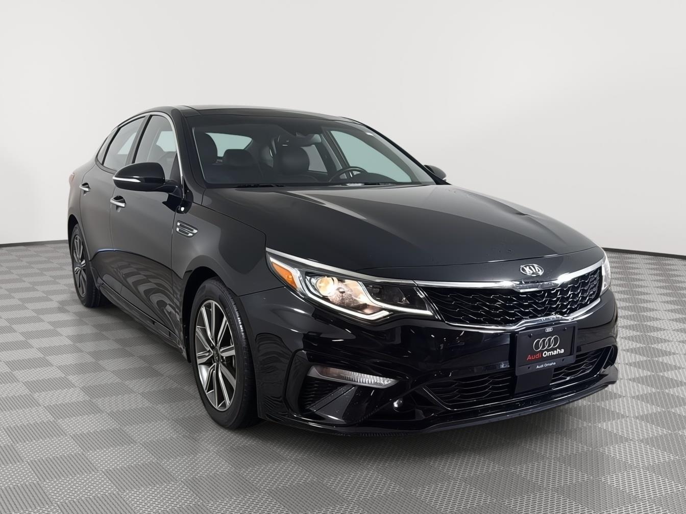 Ebony Black 2020 Kia Optima Sedan Front-Wheel Drive Automatic