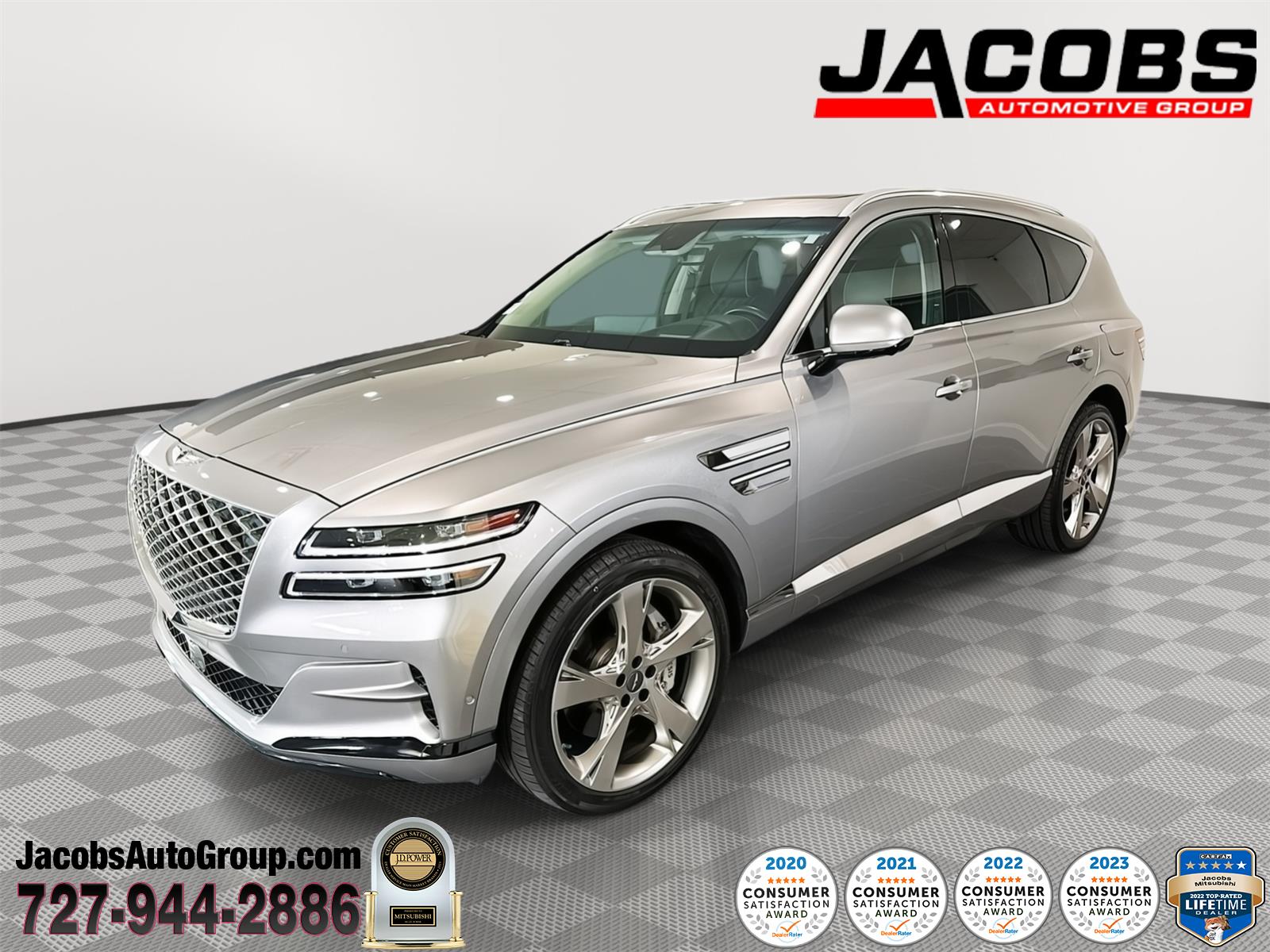 Savile Silver 2023 Genesis GV80 3.5T AWD SUV / Crossover All-Wheel Drive Automatic