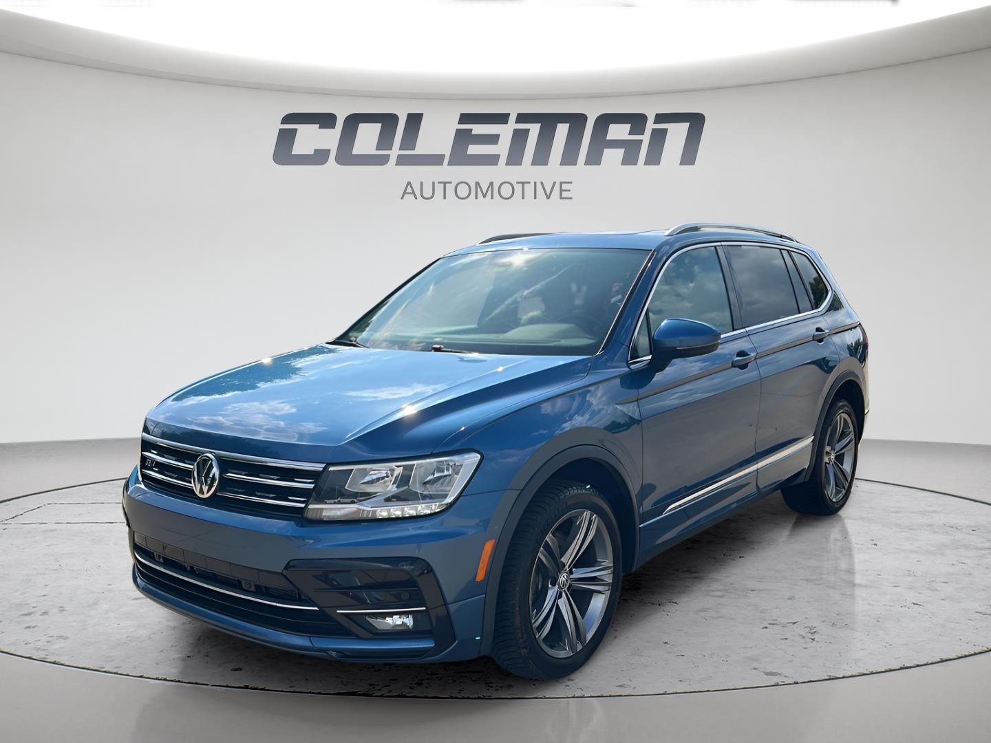 Silk Blue Metallic 2019 Volkswagen Tiguan SUV / Crossover All-Wheel Drive Automatic
