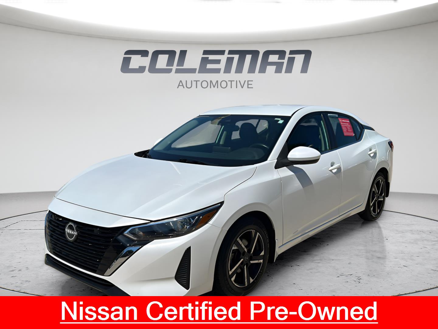 Aspen White Tricoat 2024 Nissan Sentra Sedan Front-Wheel Drive Continuously Variable Transmission