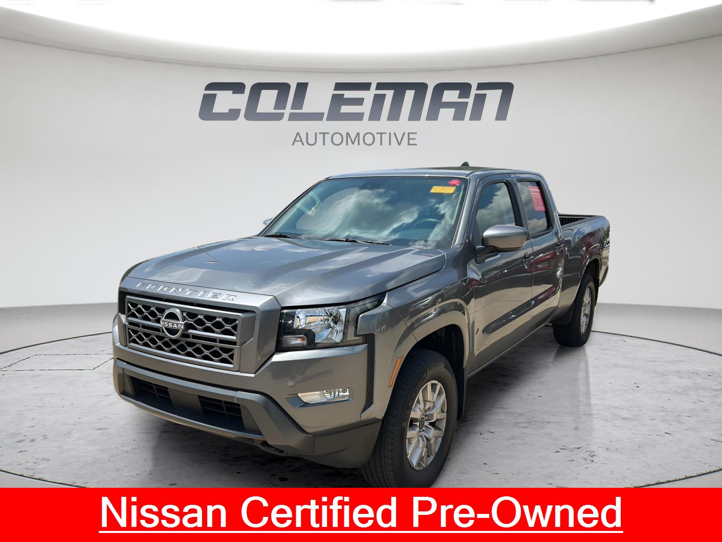 Gray (Gun Metallic) 2024 Nissan Frontier Pickup Truck Four-Wheel Drive Automatic