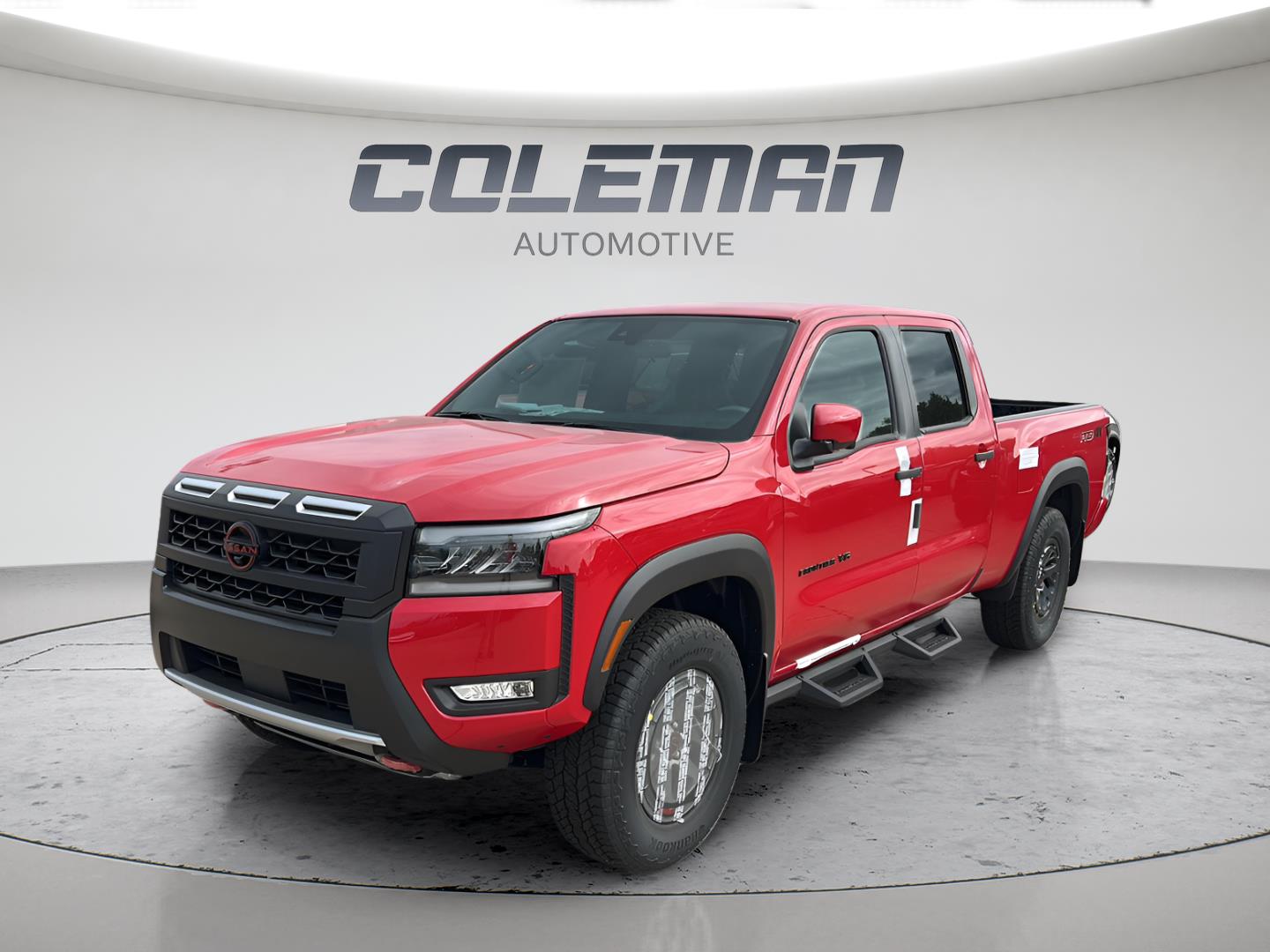 Red Alert 2027 Nissan Frontier Pickup Truck Four-Wheel Drive Automatic