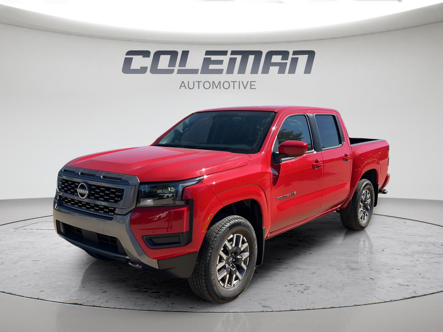 Red Alert 2027 Nissan Frontier Pickup Truck Four-Wheel Drive Automatic