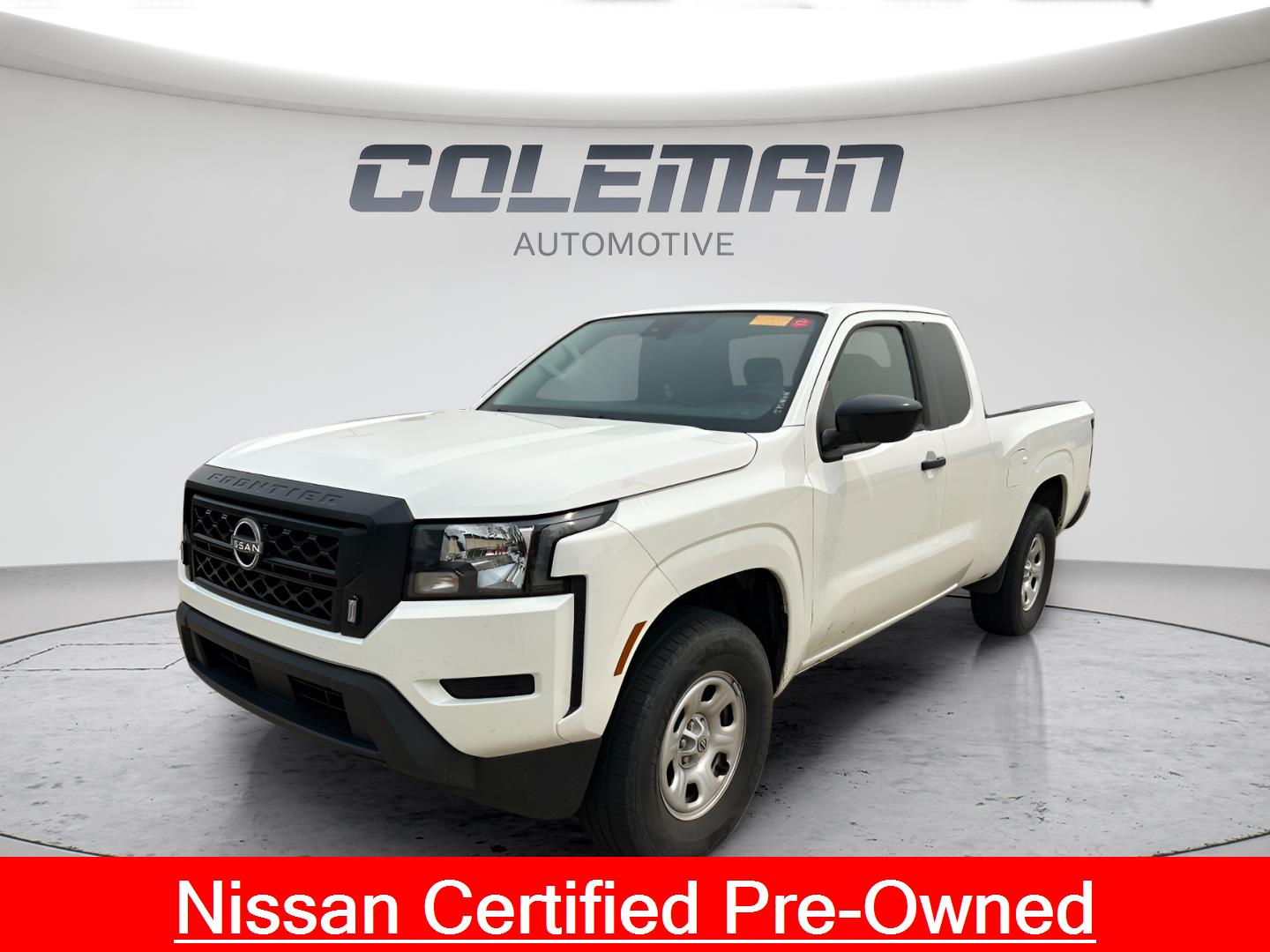 Glacier White 2024 Nissan Frontier Pickup Truck Four-Wheel Drive Automatic