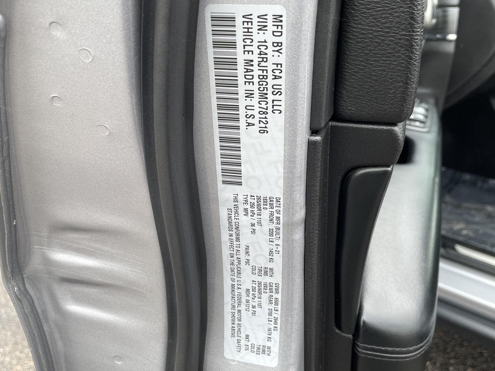 Pre-Owned 2021 Jeep Grand Cherokee for sale in Grand Island NE