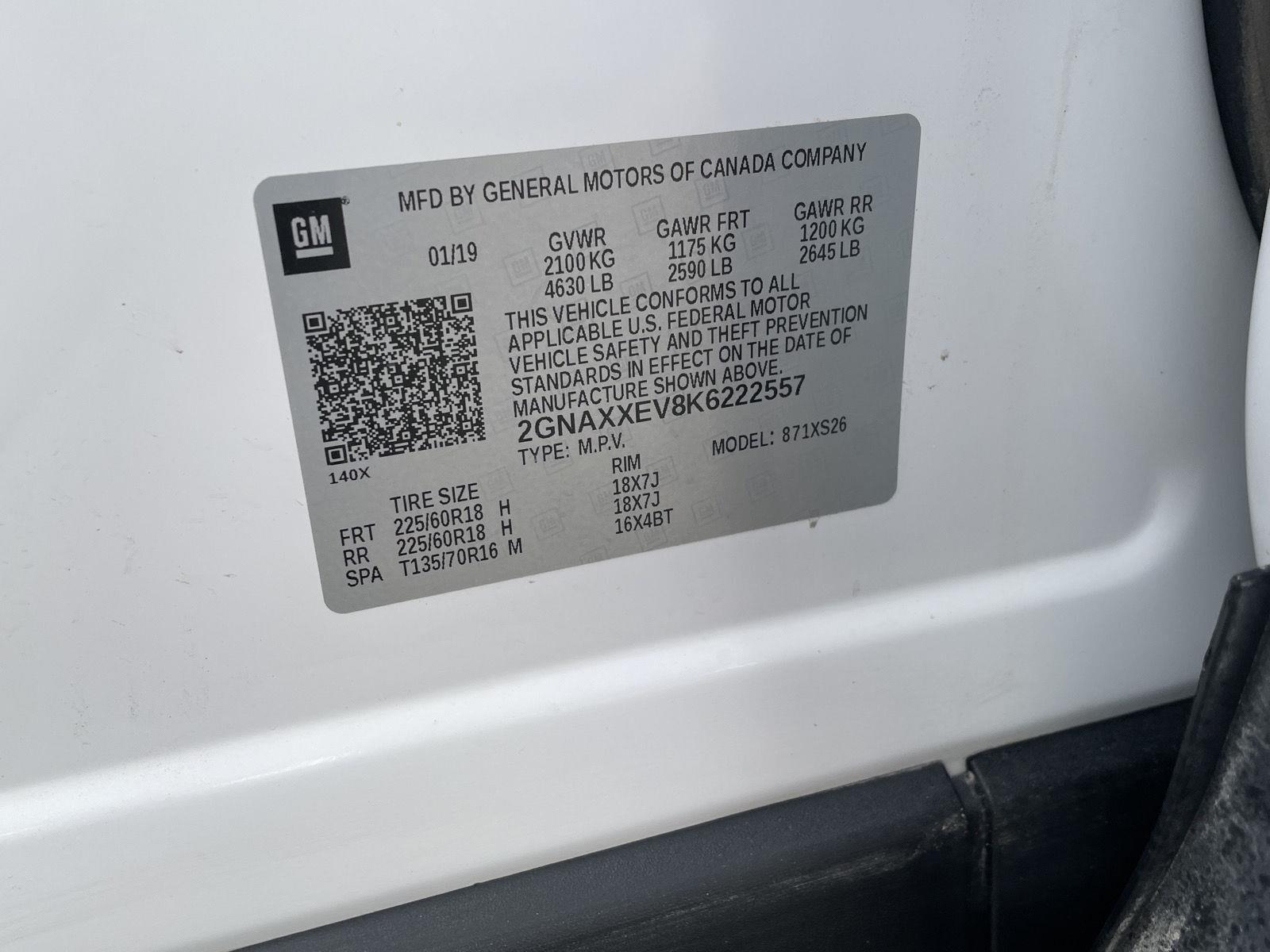 Used 2019 Chevrolet Equinox Premier SUV for sale in Grand Island NE