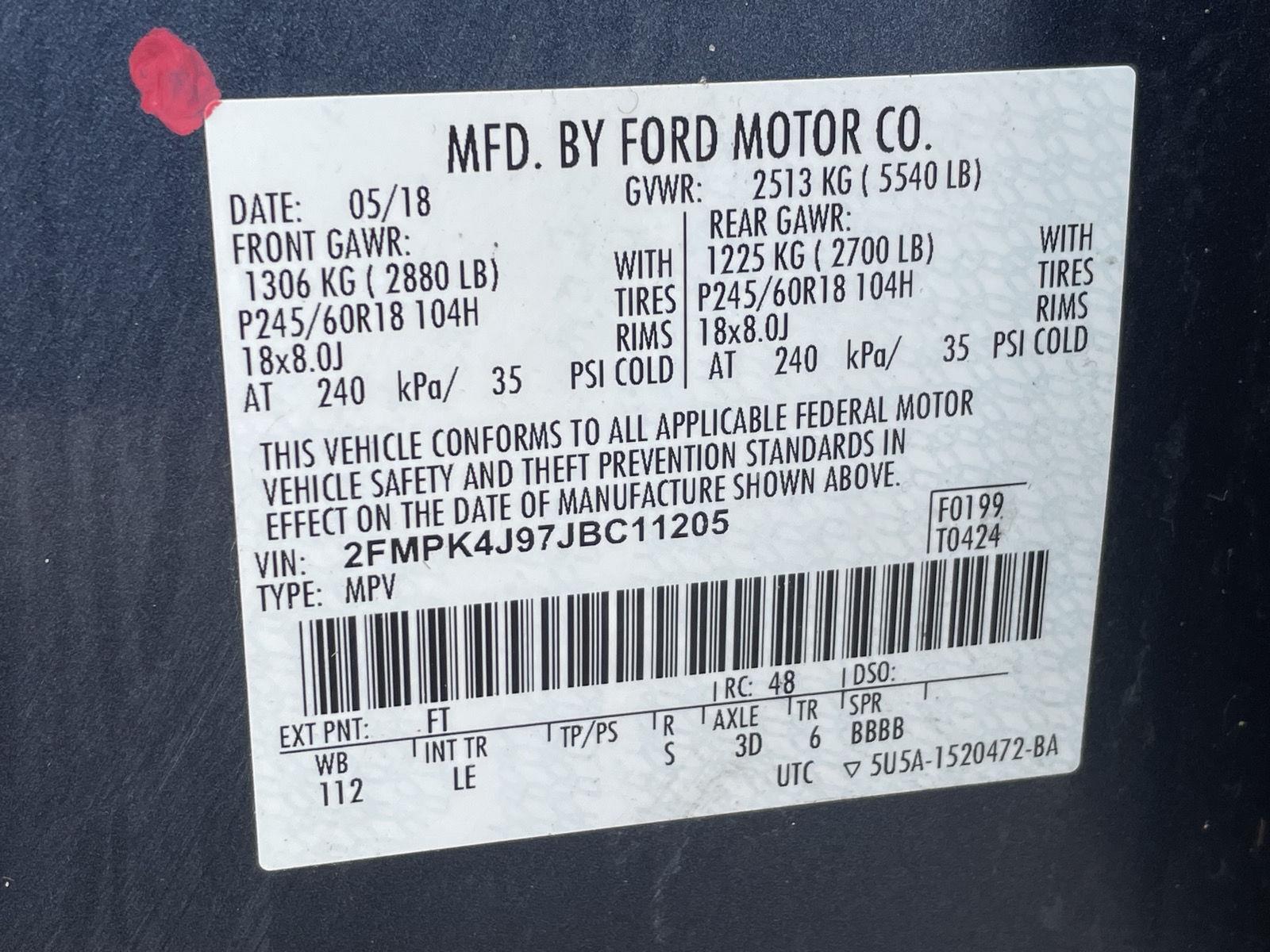 Pre-Owned 2018 Ford Edge for sale in Grand Island NE
