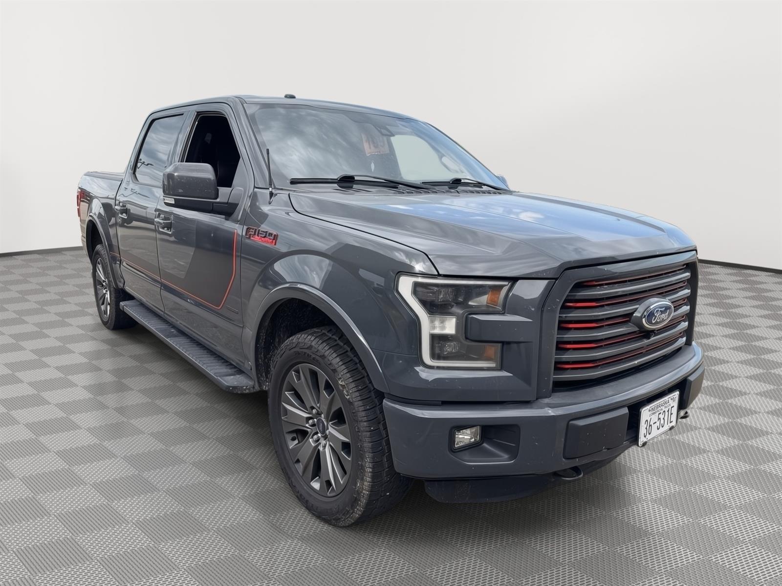 Used 2016 Ford F-150 Lariat Crew Cab Truck for sale in Grand Island NE