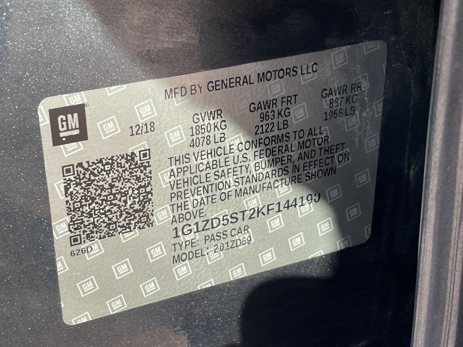 Used 2019 Chevrolet Malibu LT Sedan for sale in Grand Island NE