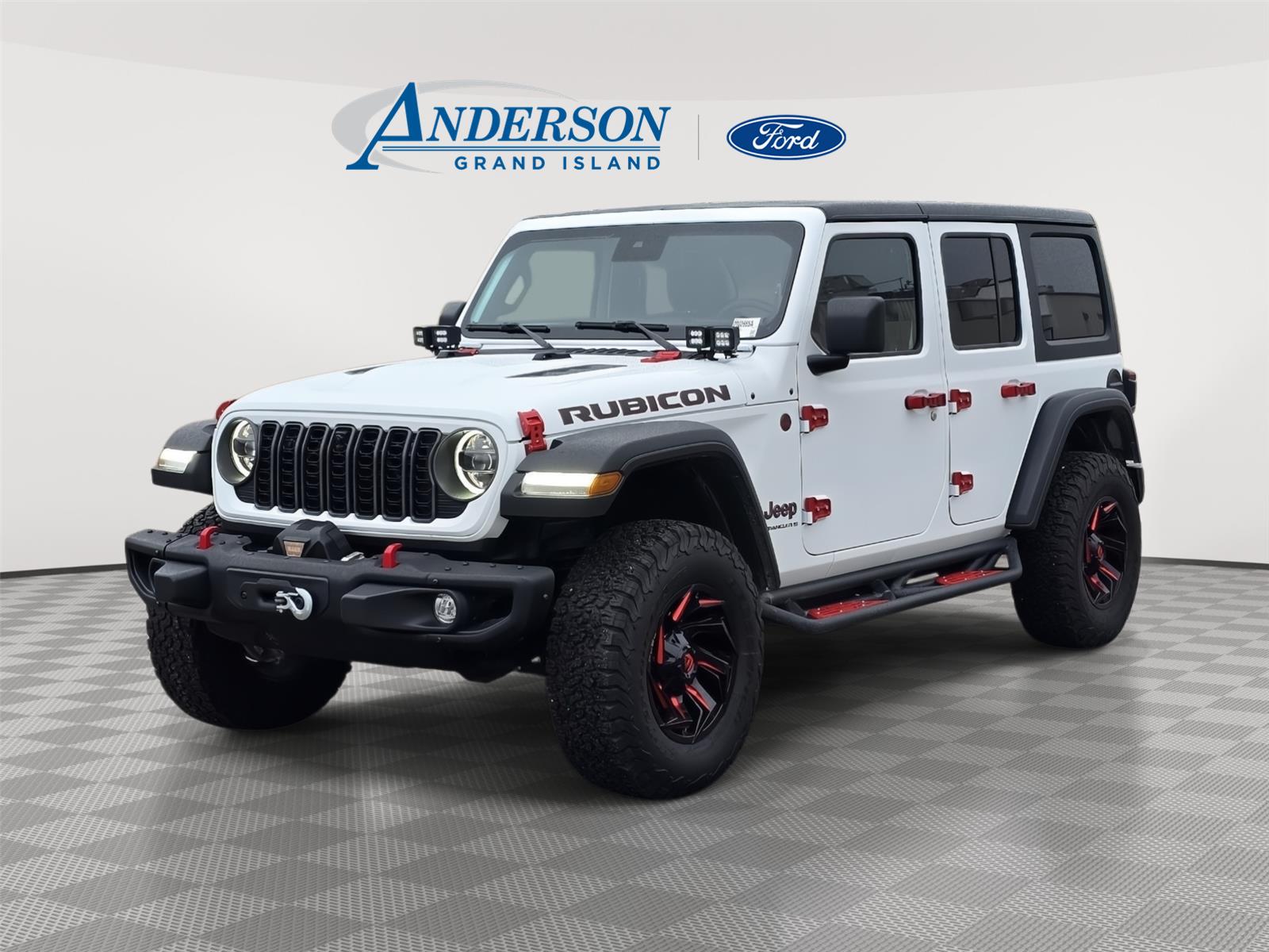 Bright White Clearcoat 2024 Jeep Wrangler Rubicon 4-Door 4WD SUV / Crossover Four-Wheel Drive 8-Speed Automatic