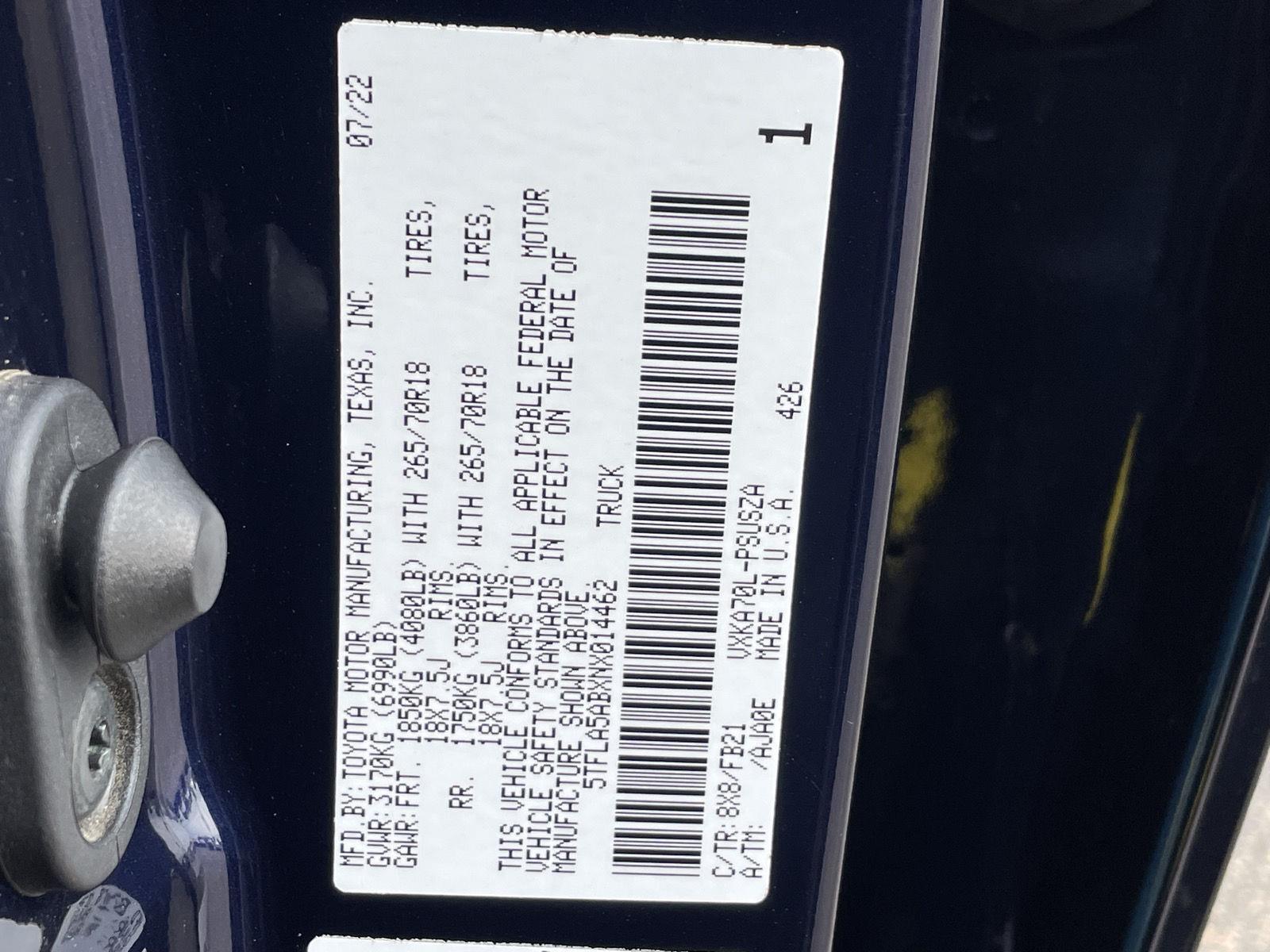 Used 2022 Toyota Tundra SR5 Crew Cab Truck for sale in Grand Island NE