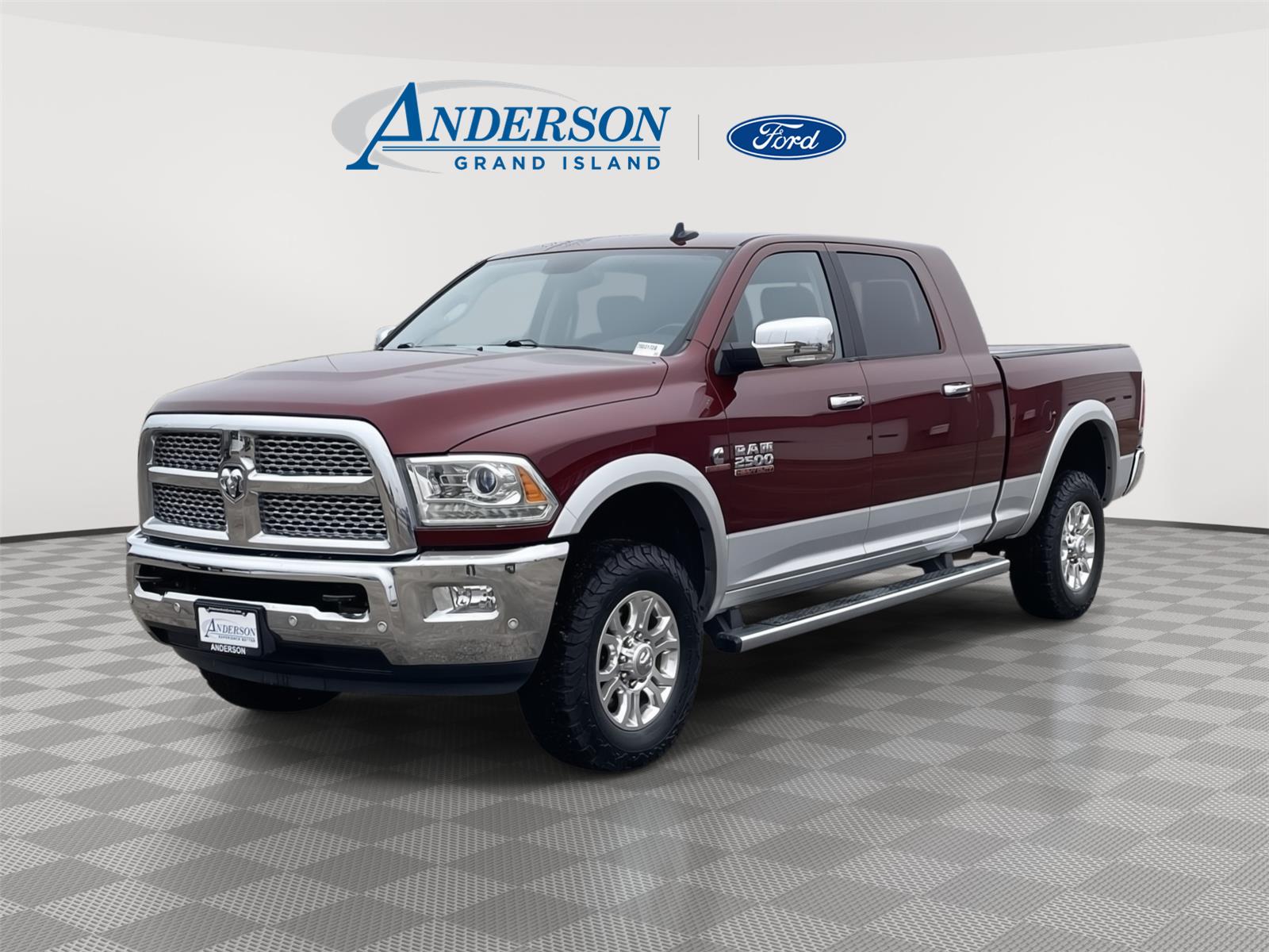 Delmonico Red Pearlcoat 2018 RAM 2500 Laramie Mega Cab 4WD Pickup Truck Four-Wheel Drive 6-Speed Automatic