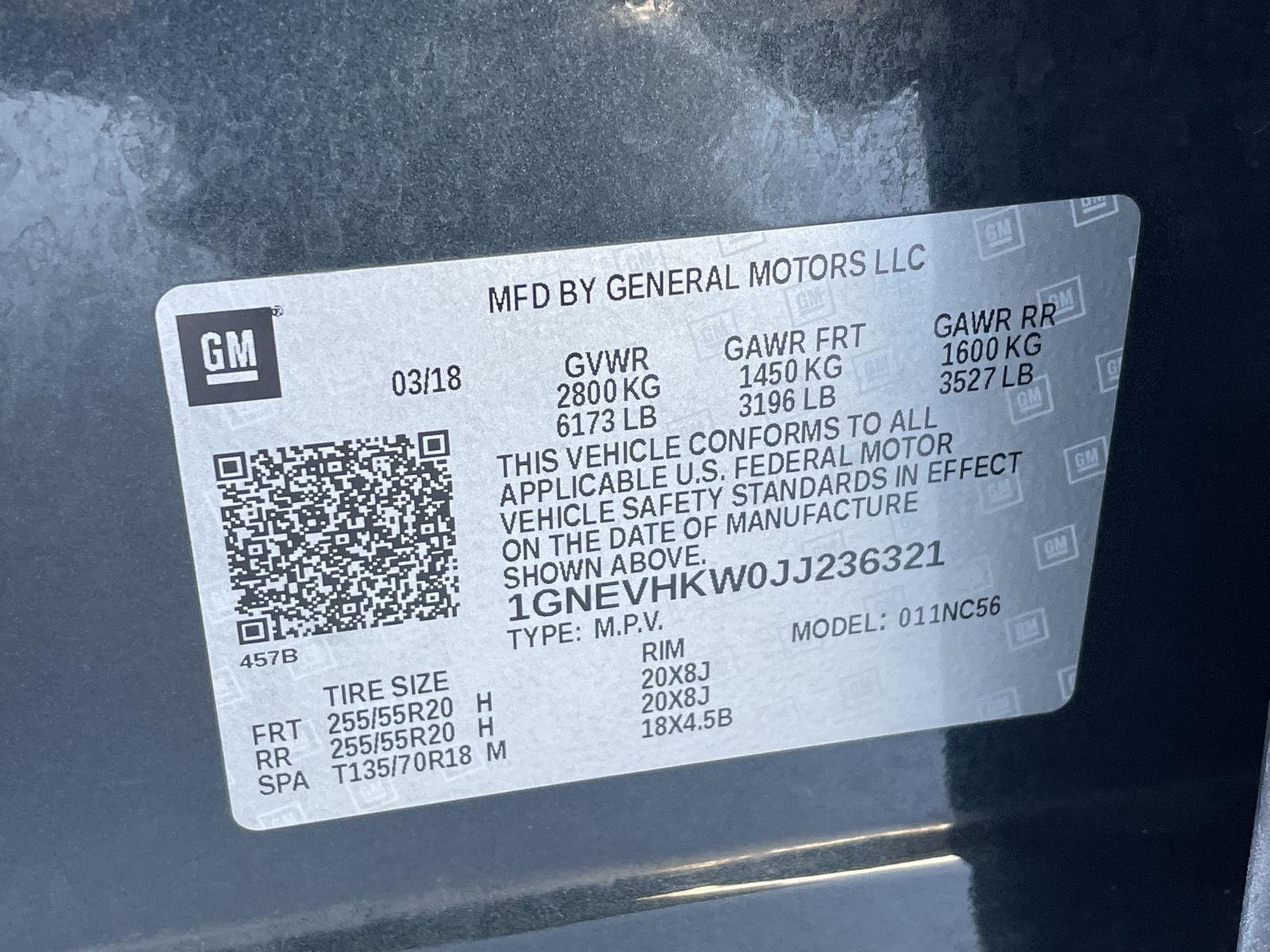 Used 2018 Chevrolet Traverse LT Leather SUV/Crossover for sale in Grand Island NE