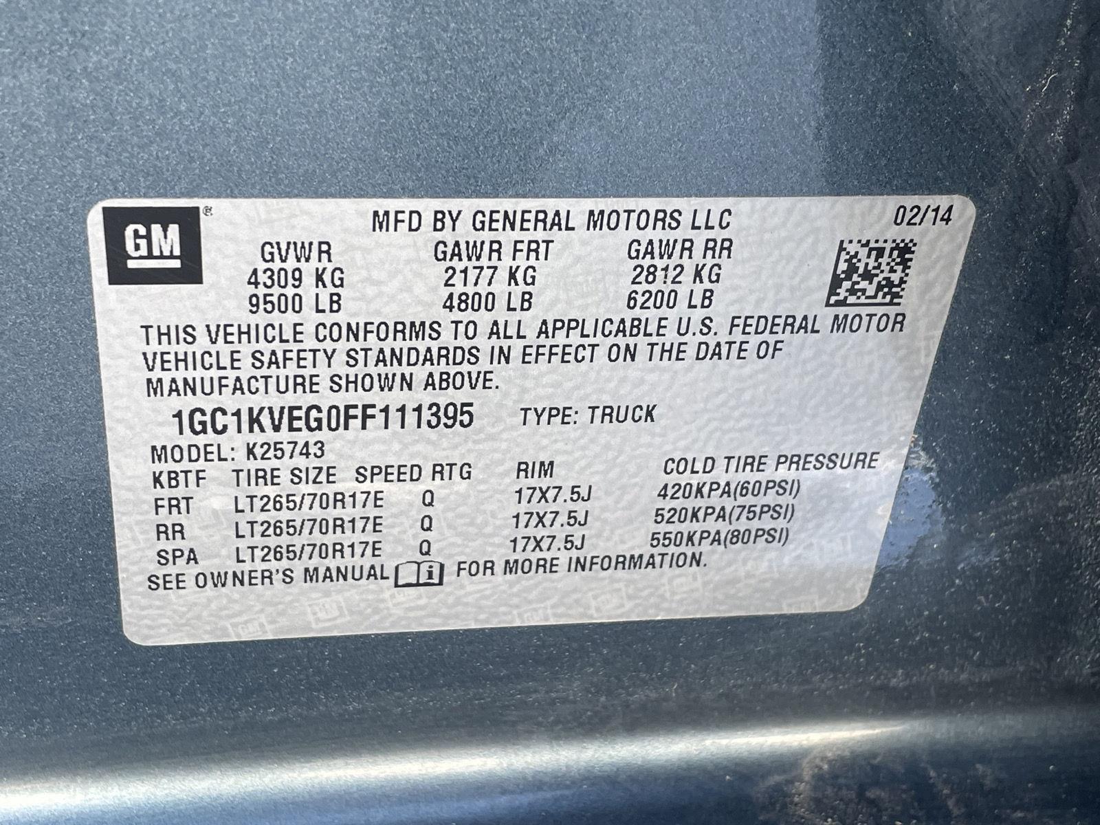 Used 2015 Chevrolet Silverado 2500HD LT Crew Cab Truck for sale in Grand Island NE