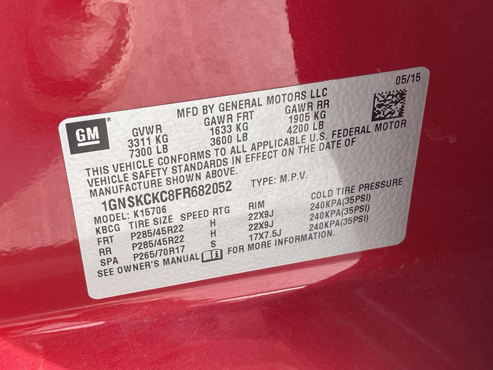 Used 2015 Chevrolet Tahoe LTZ SUV/Crossover for sale in Grand Island NE