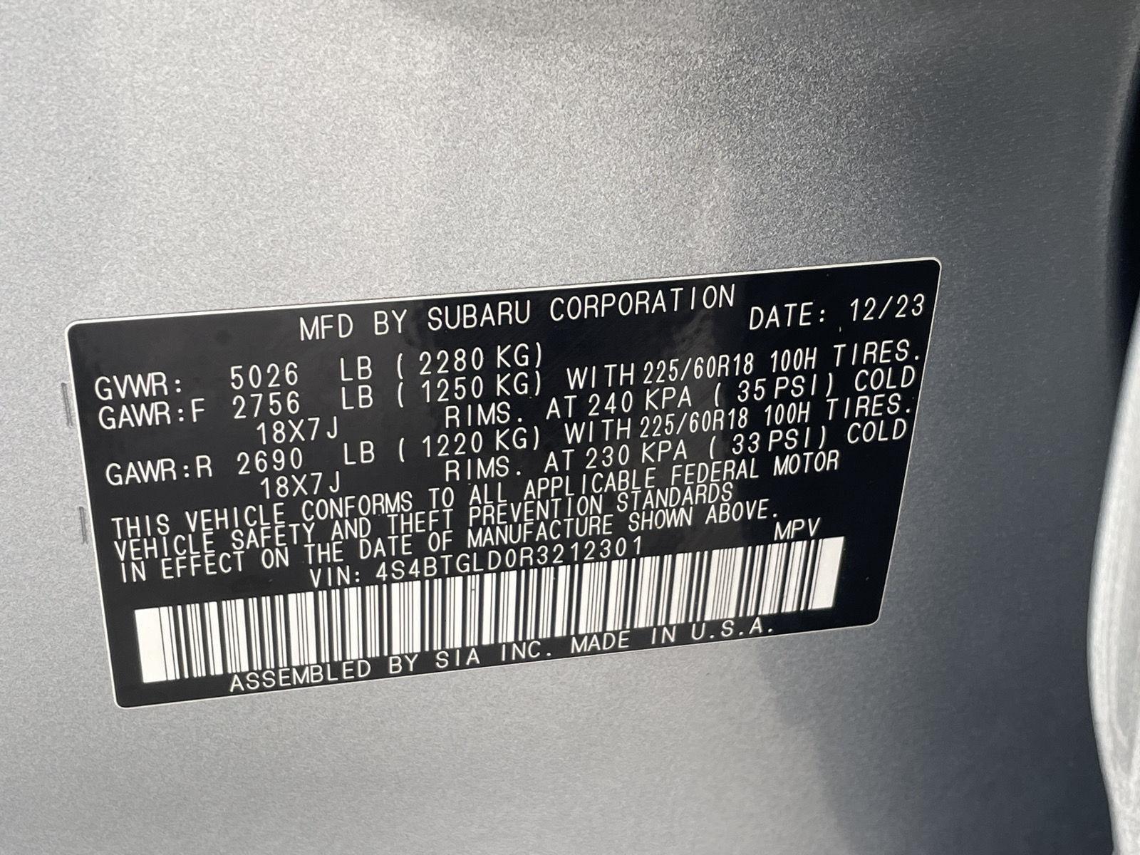 Pre-Owned 2024 Subaru Outback for sale in Grand Island NE