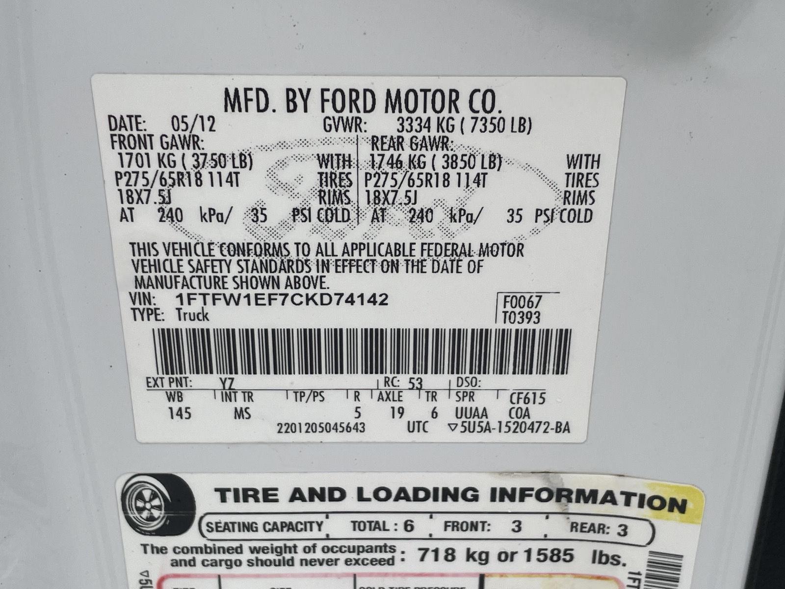 Used 2012 Ford F-150 for sale in Grand Island NE