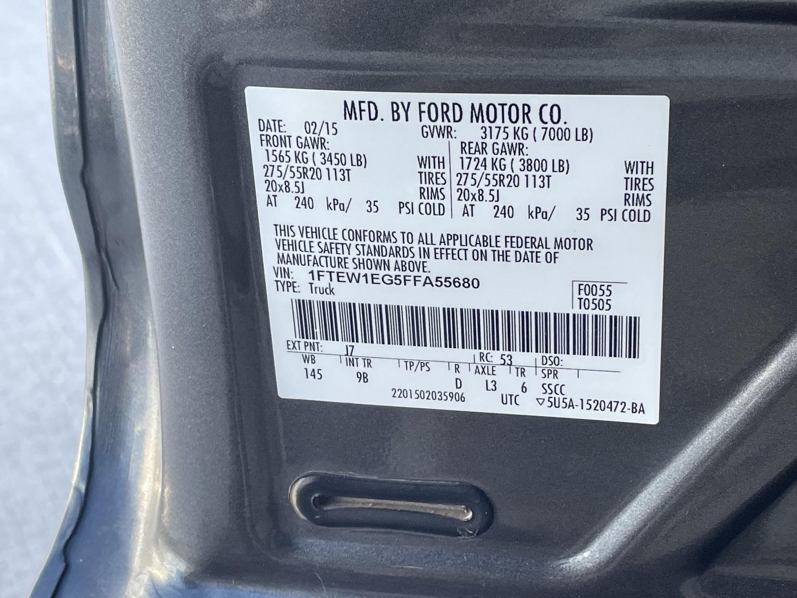 Used 2015 Ford F-150 Platinum Crew Cab Truck for sale in Grand Island NE