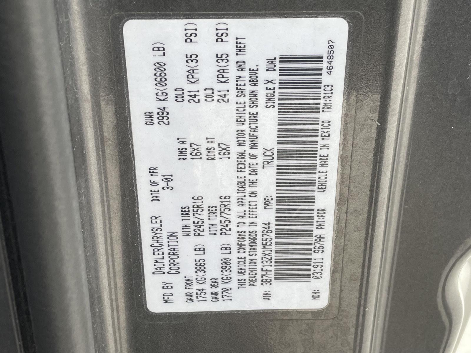 Used 2001 Dodge Ram 1500 for sale in Grand Island NE