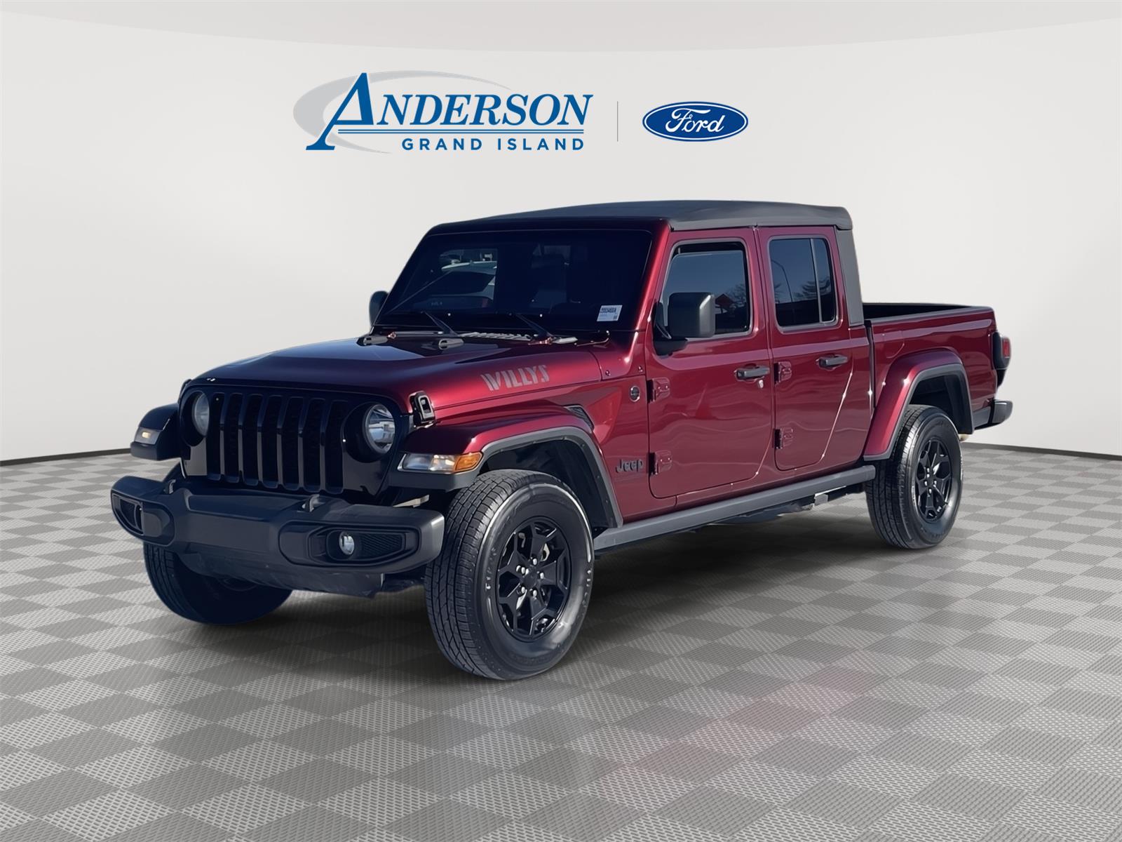 Snazzberry Pearlcoat 2021 Jeep Gladiator Pickup Truck Four-Wheel Drive 8-Speed Automatic