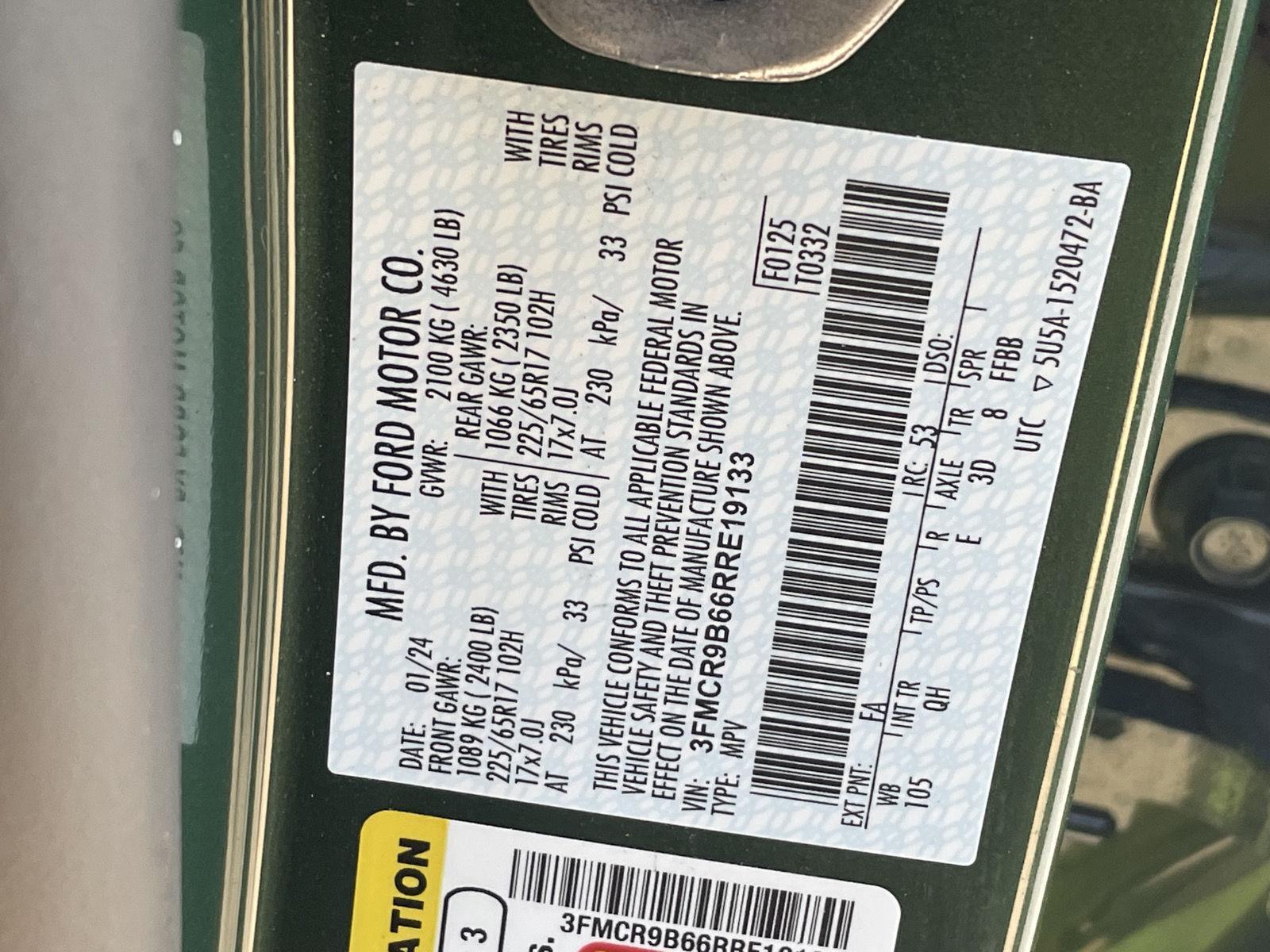 Pre-Owned 2024 Ford Bronco Sport for sale in Grand Island NE