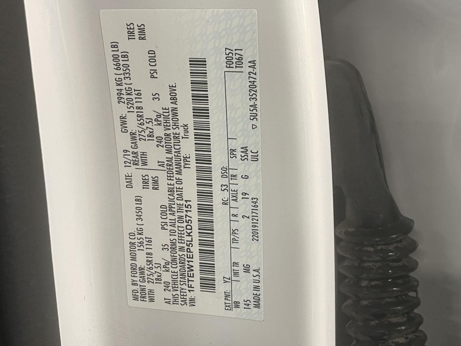 Pre-Owned 2020 Ford F-150 for sale in Grand Island NE