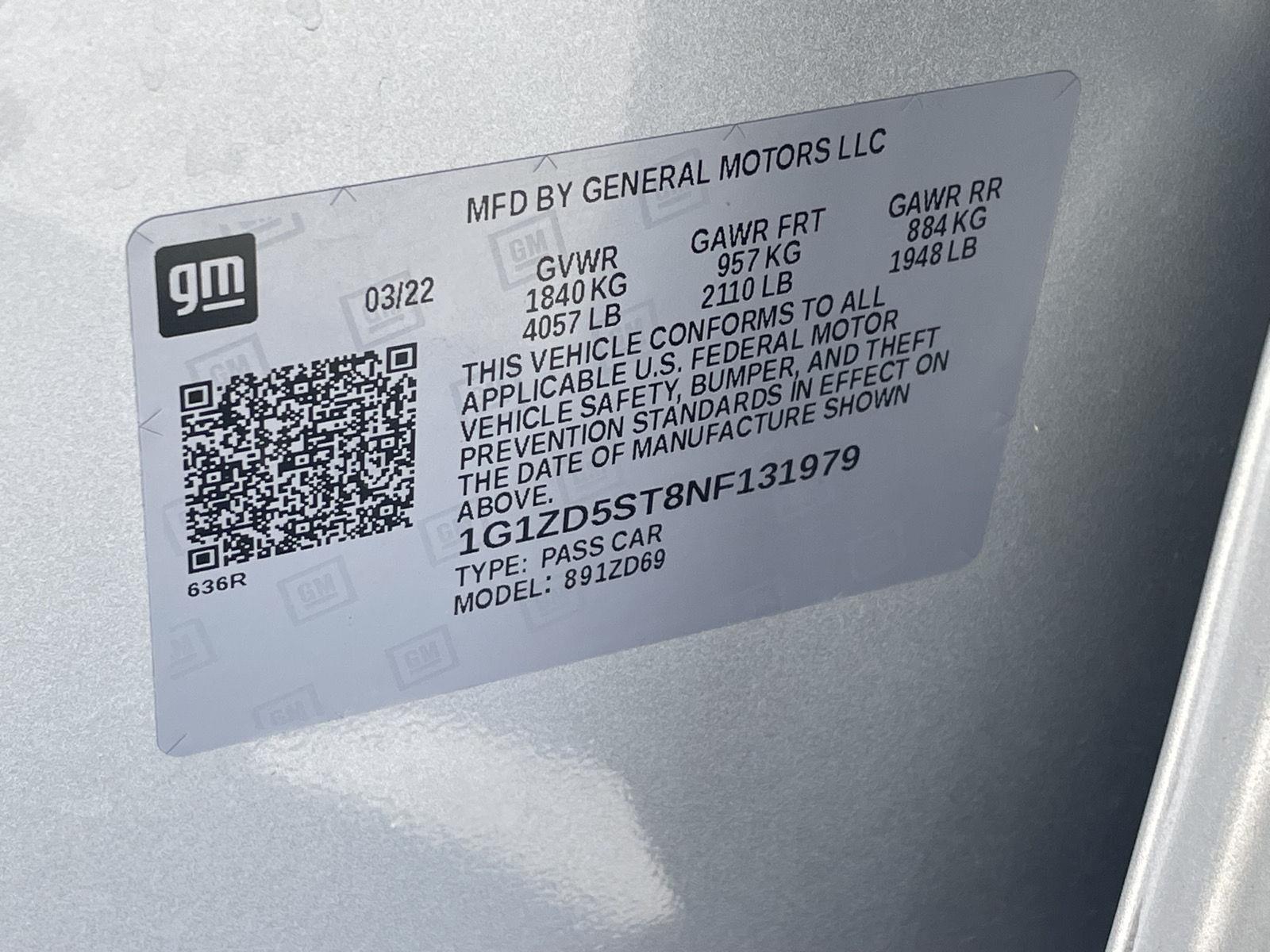 Pre-Owned 2022 Chevrolet Malibu for sale in Grand Island NE