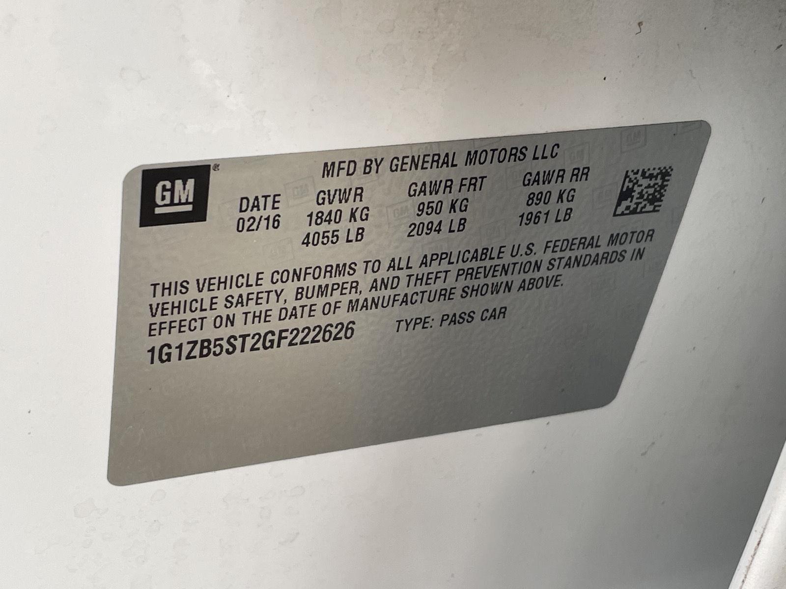 Used 2016 Chevrolet Malibu for sale in Grand Island NE