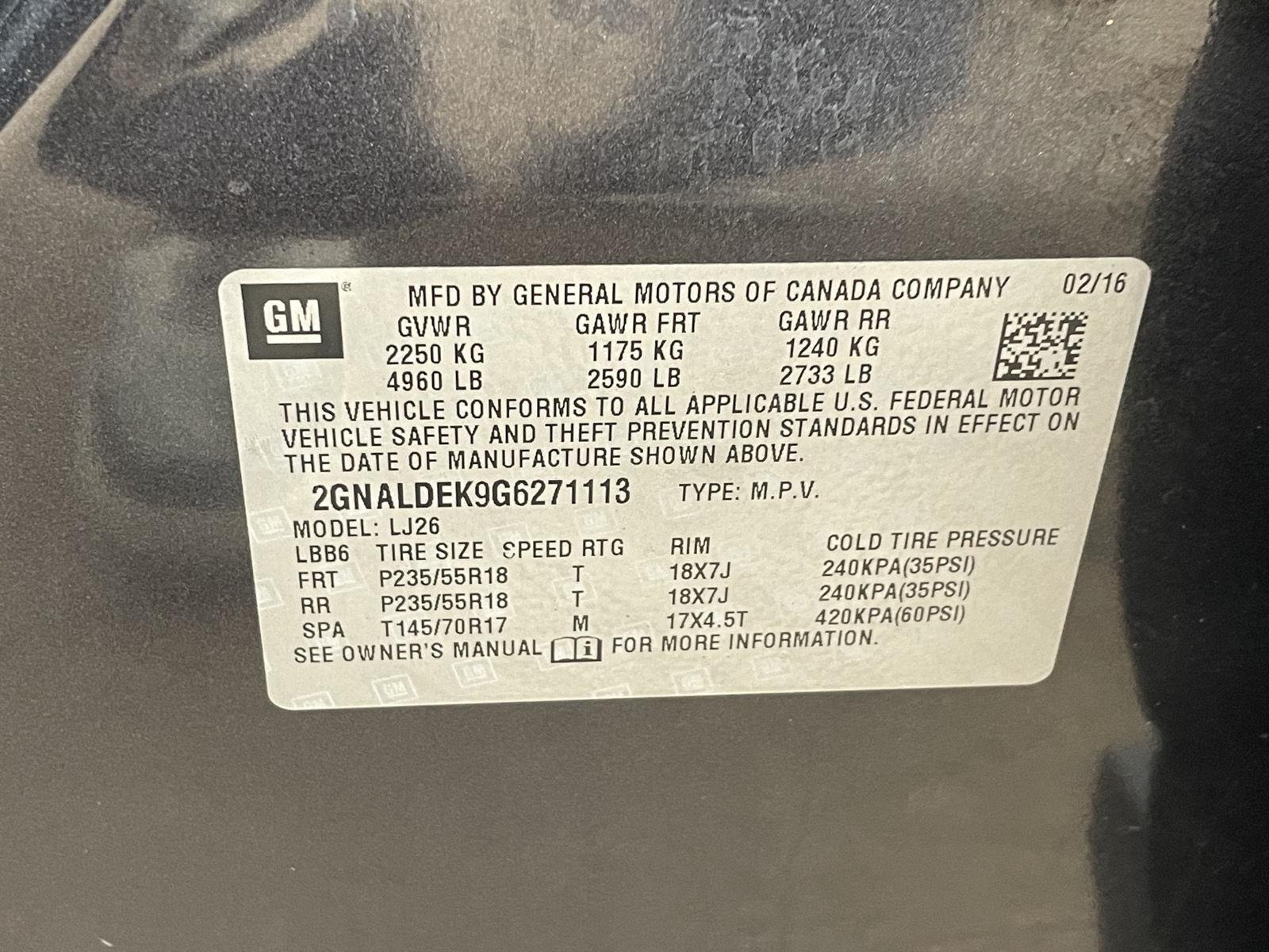 Pre-Owned 2016 Chevrolet Equinox for sale in Grand Island NE