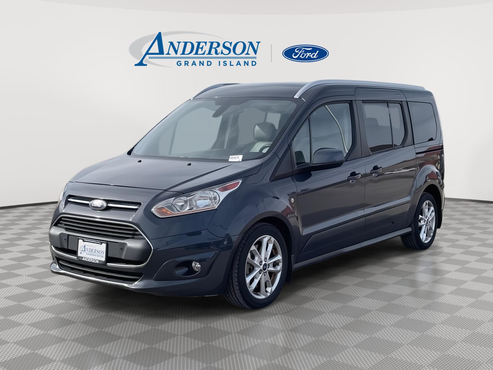Midnight Sky 2014 Ford Transit Connect Wagon Titanium LWB FWD with Rear Liftgate Van Front-Wheel Drive 6-Speed Automatic