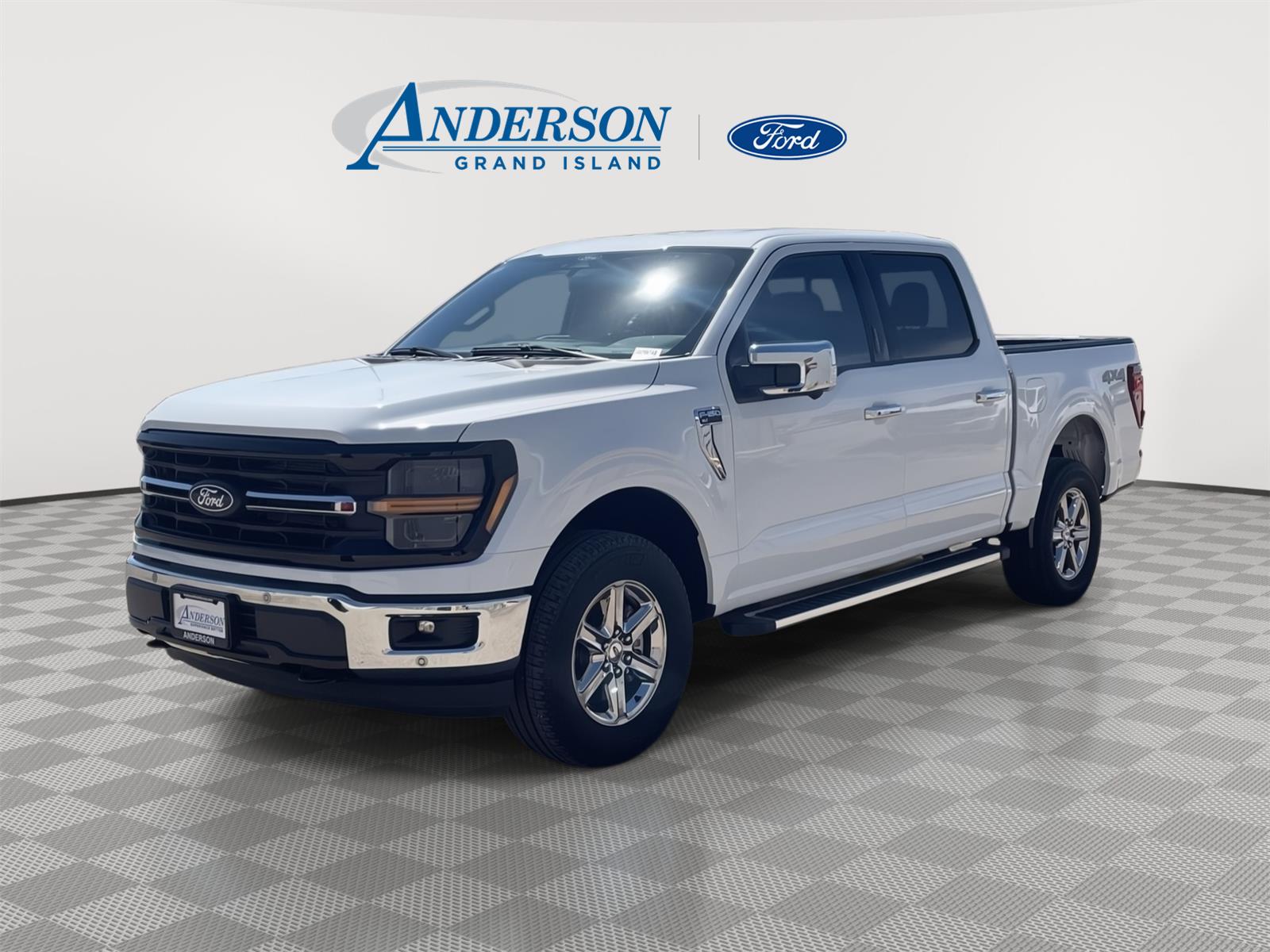 Oxford White 2024 Ford F-150 XLT SuperCrew 4WD Pickup Truck Four-Wheel Drive Automatic