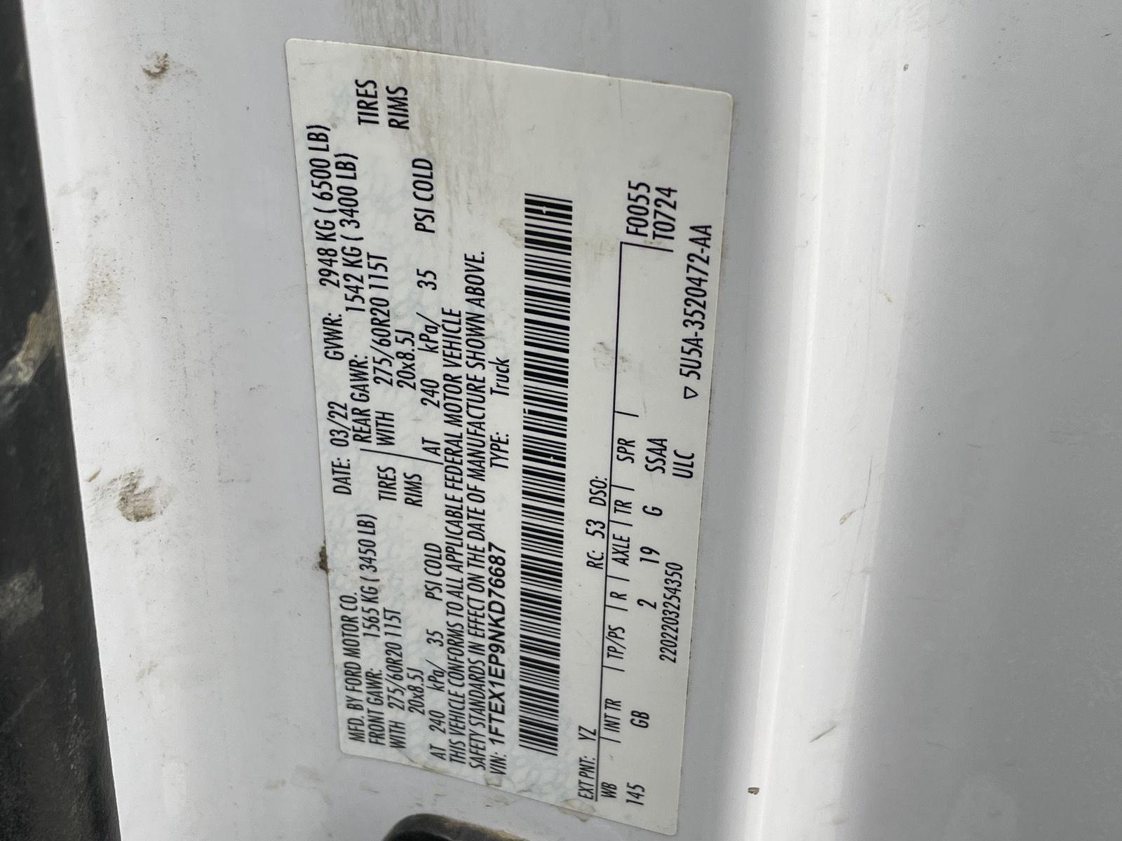 Pre-Owned 2022 Ford F-150 for sale in Grand Island NE