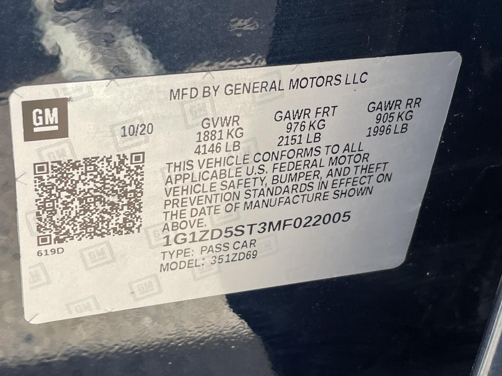 Used 2021 Chevrolet Malibu for sale in Grand Island NE