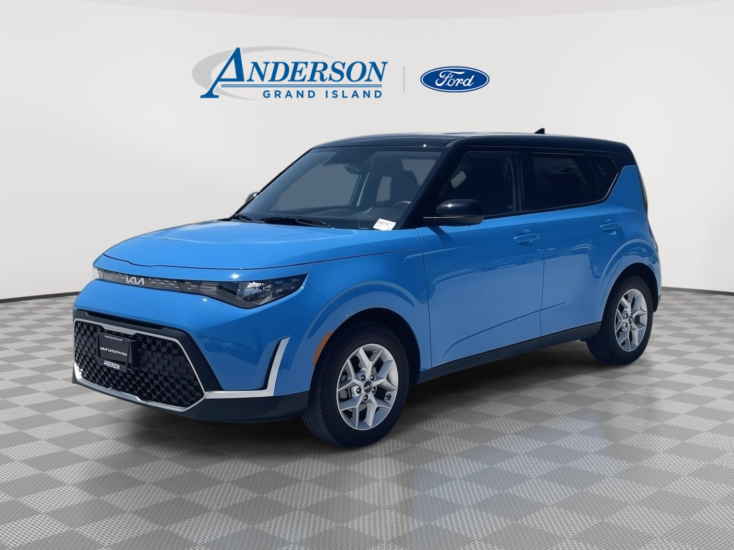 Surf Blue/Black Roof 2025 Kia Soul S FWD SUV / Crossover Front-Wheel Drive Continuously Variable Transmission