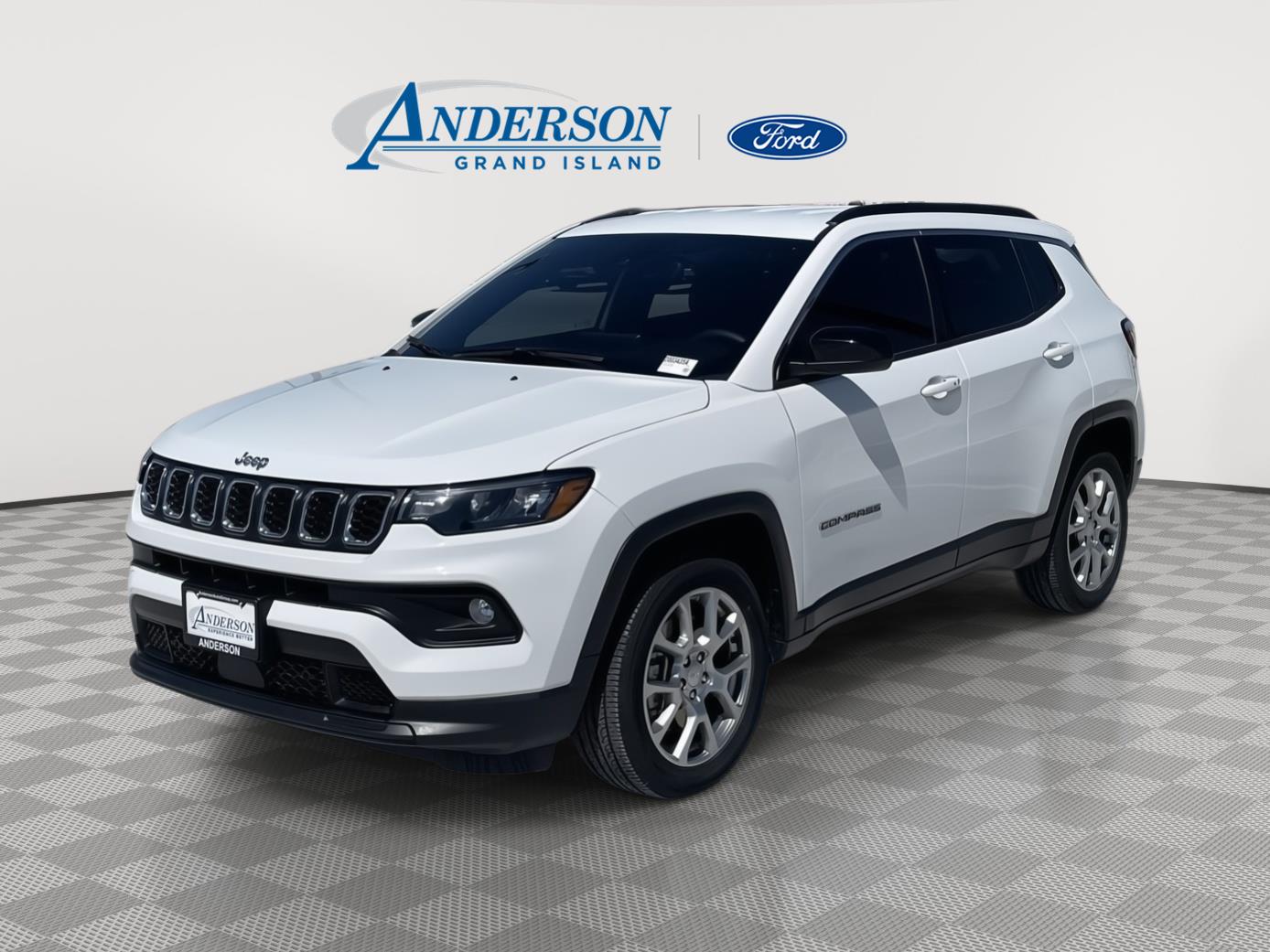 Bright White Clearcoat 2024 Jeep Compass SUV / Crossover Four-Wheel Drive 8-Speed Automatic